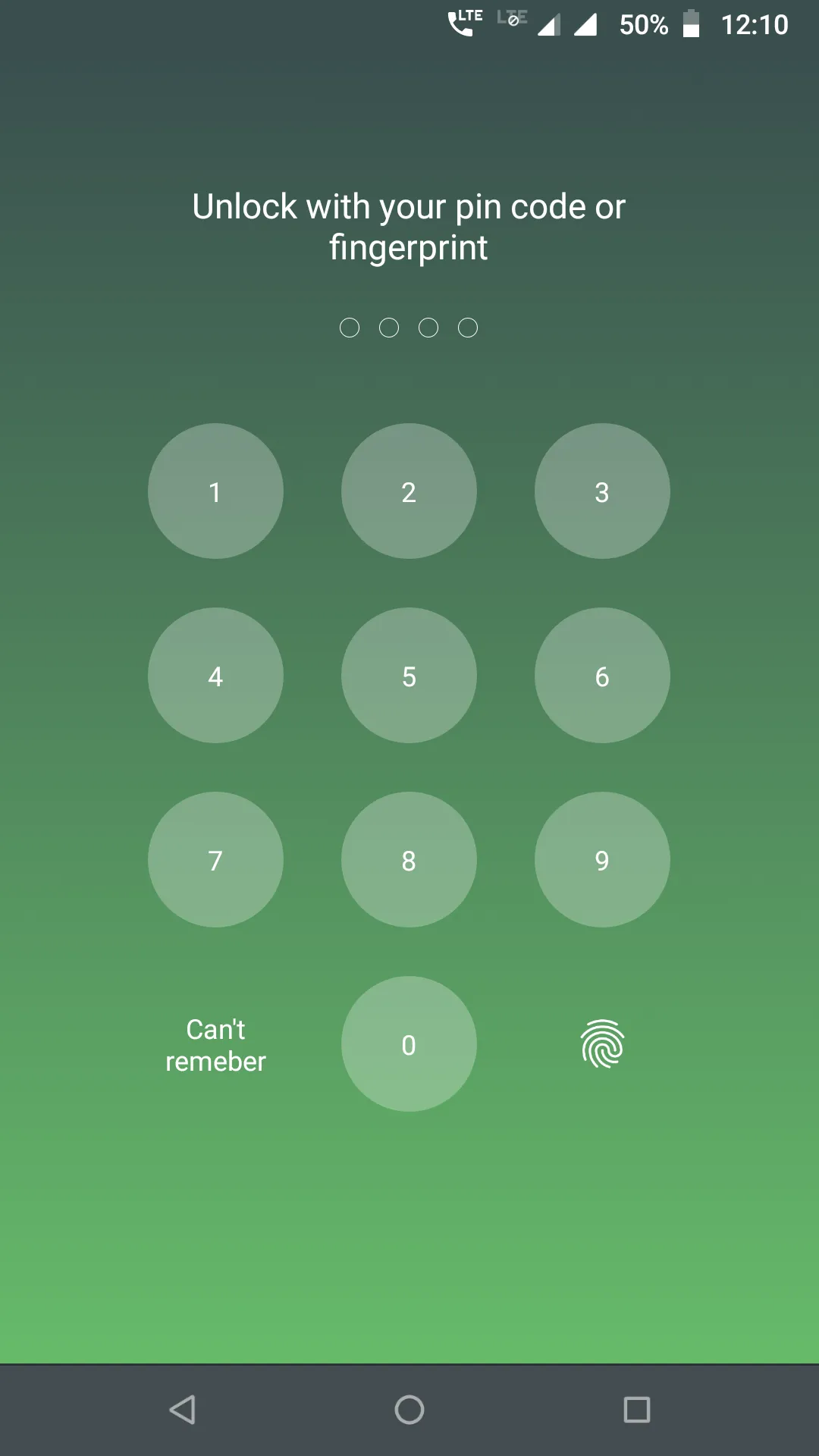 Fingerprint App Locker | Indus Appstore | Screenshot