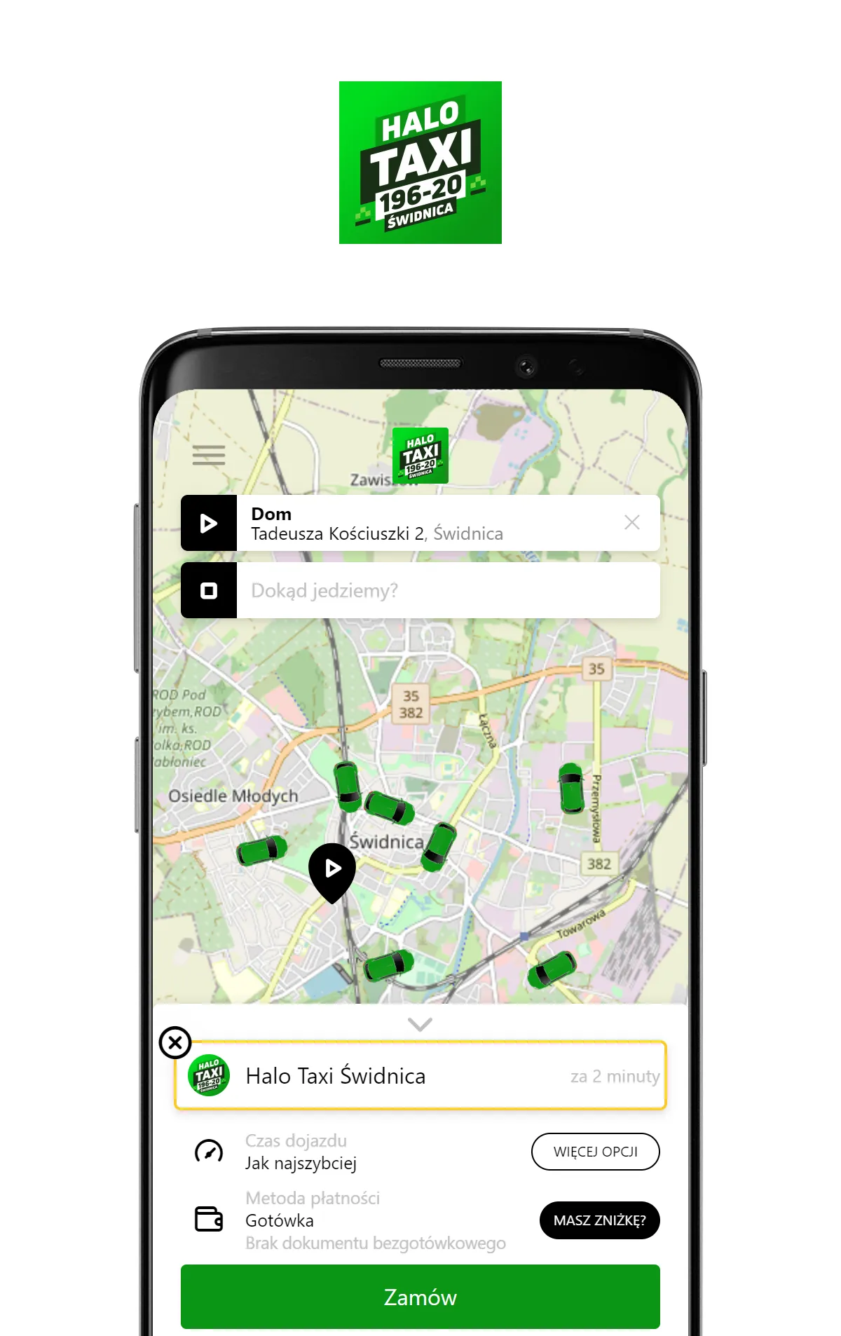 Halo Taxi Świdnica | Indus Appstore | Screenshot