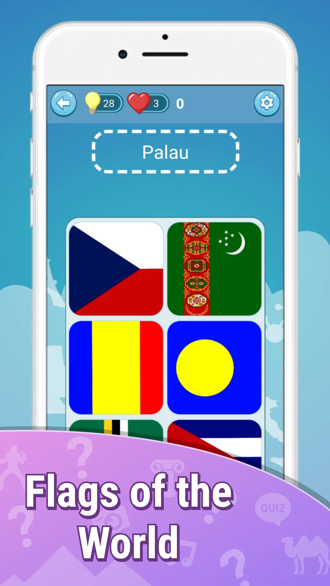 Flags the World Countries Quiz | Indus Appstore | Screenshot