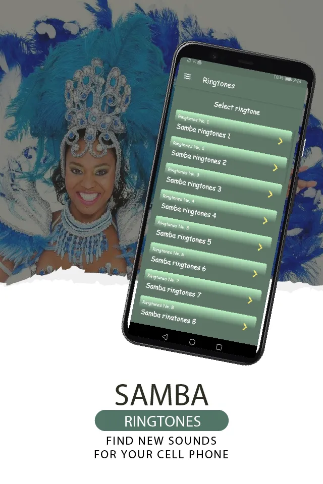 Samba ringtones, samba sounds | Indus Appstore | Screenshot