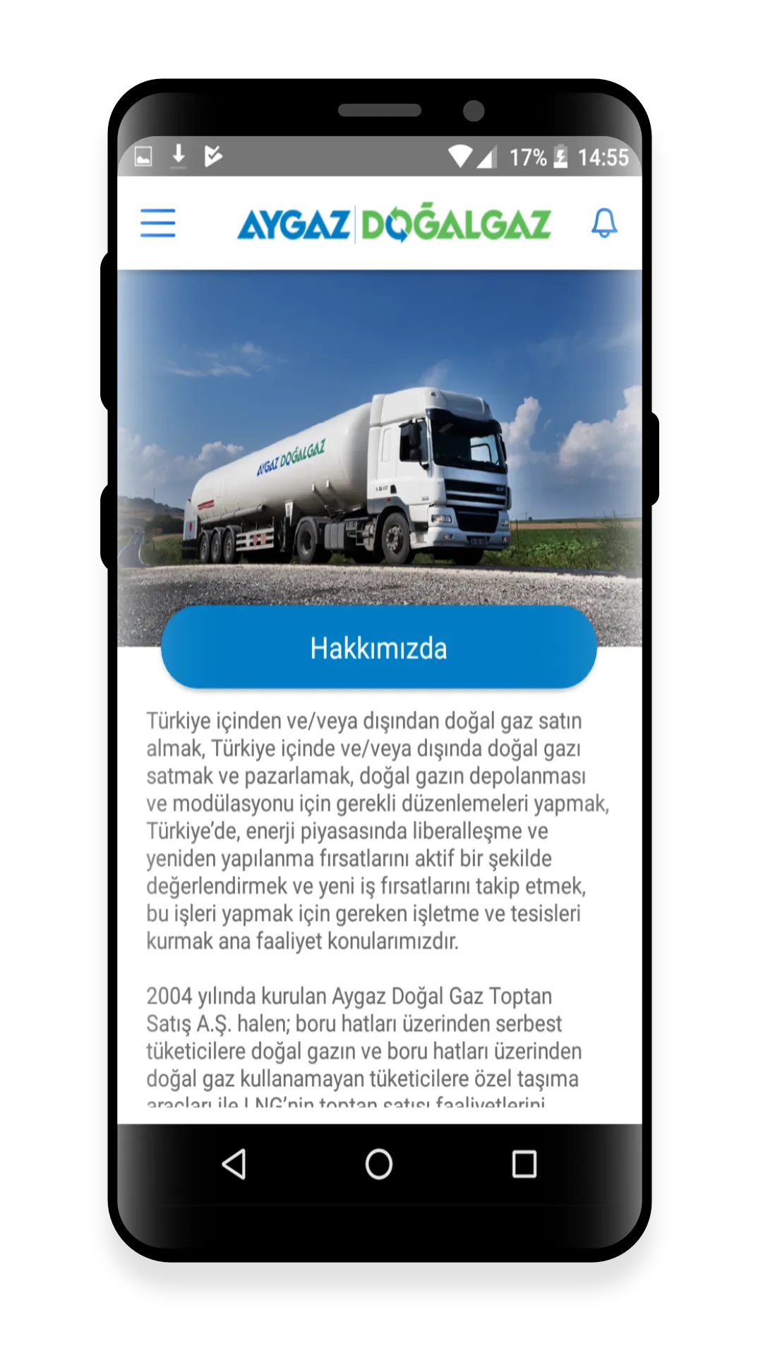 Aygaz Doğal Gaz | Indus Appstore | Screenshot