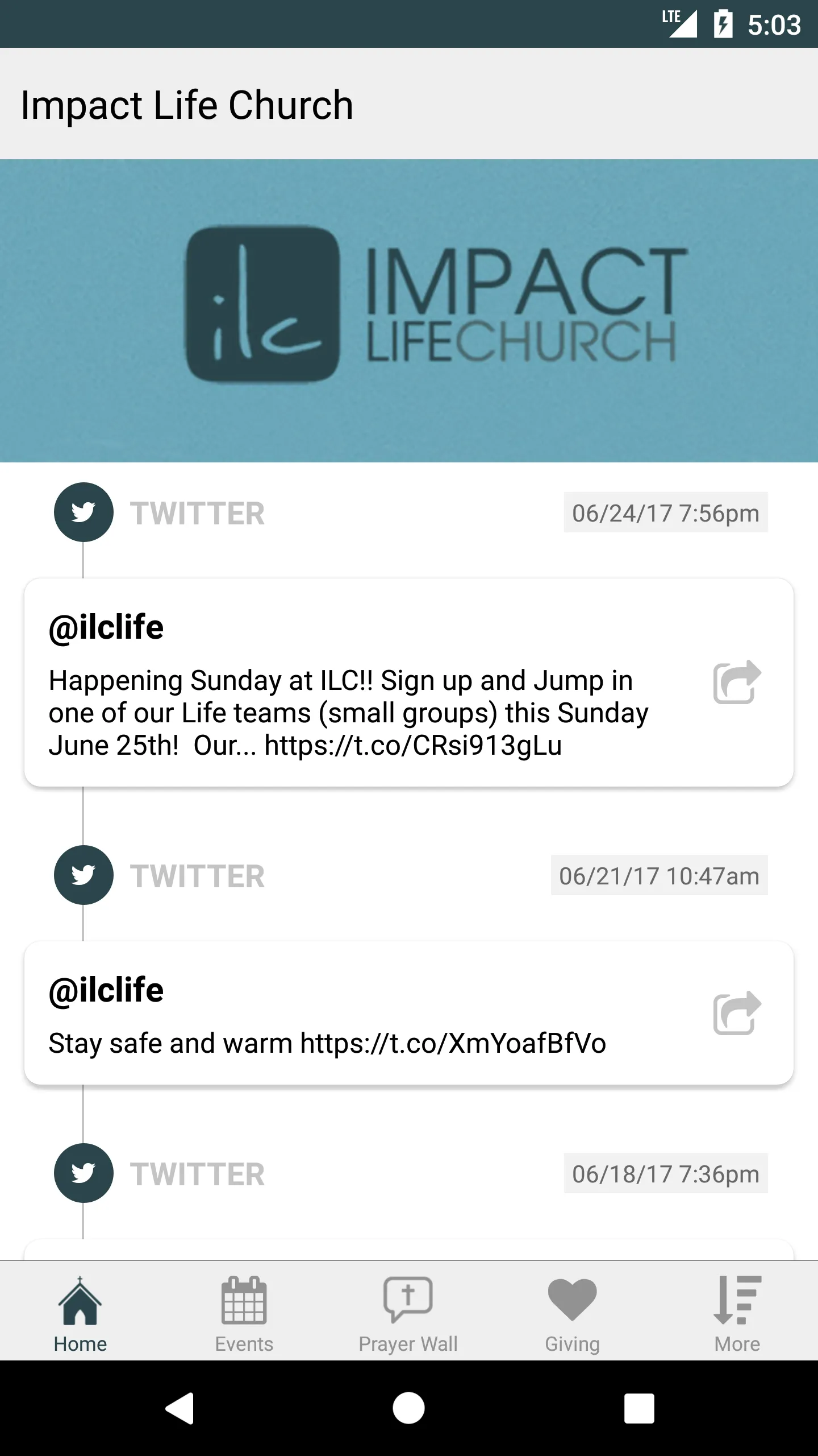 Impact Life Church | Indus Appstore | Screenshot