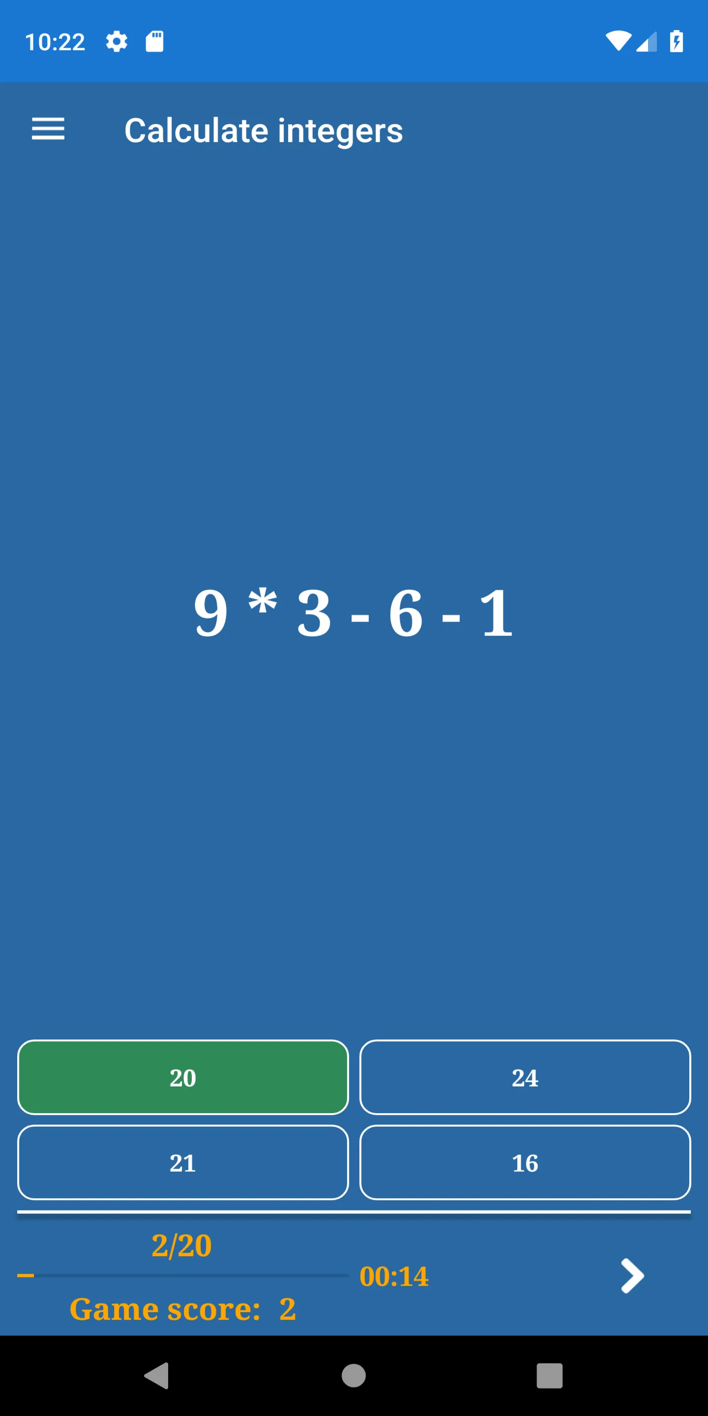 Math games: mathematics quiz | Indus Appstore | Screenshot