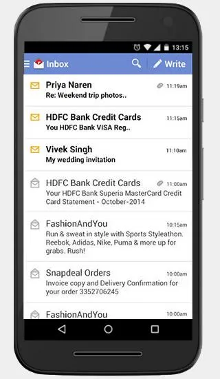 Rediffmail Professional | Indus Appstore | Screenshot