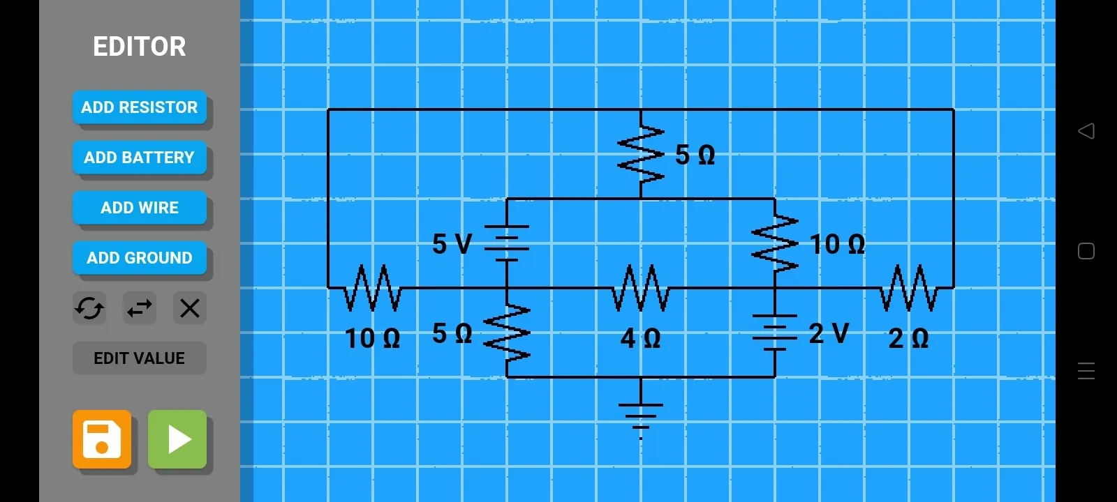 Resistor Circuit Simulator | Indus Appstore | Screenshot