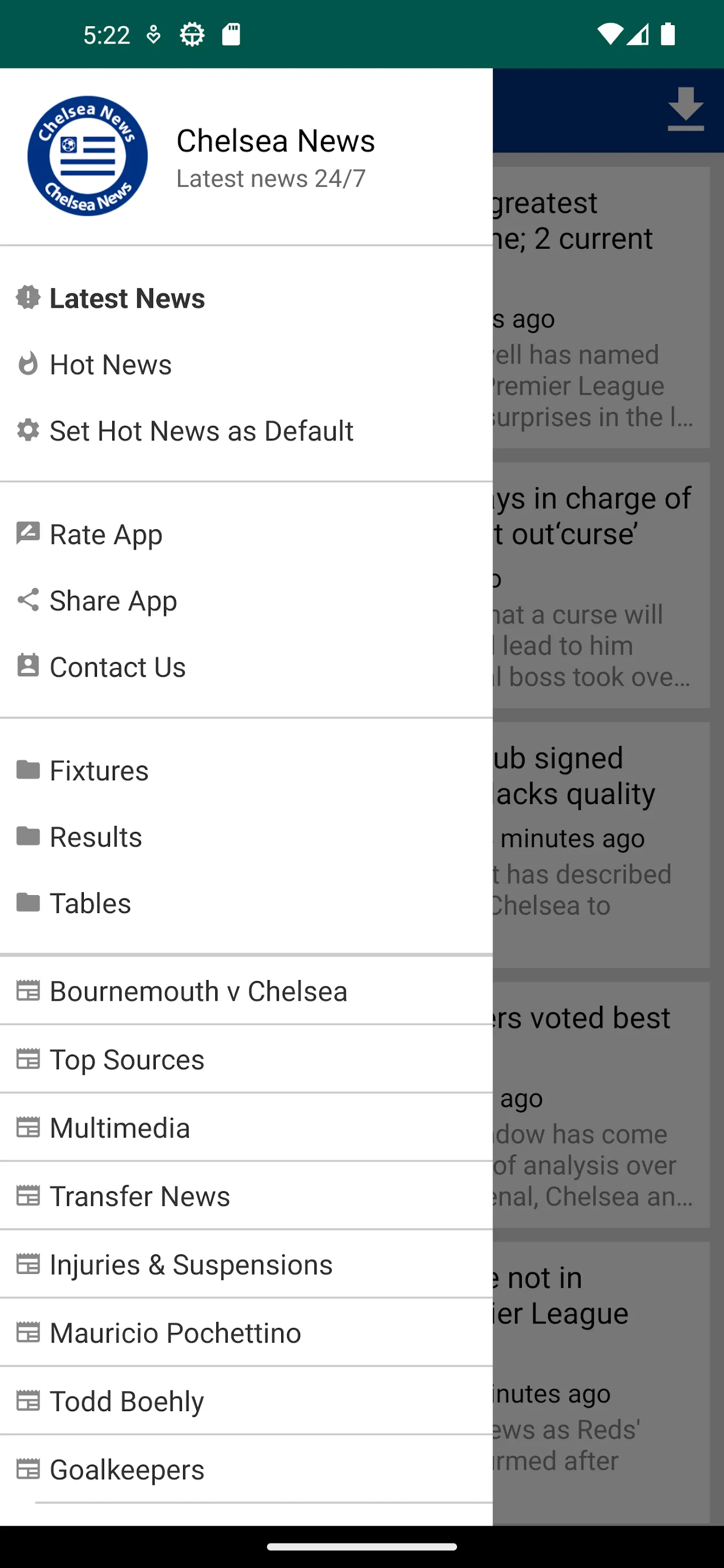 Latest Chelsea News 24/7 | Indus Appstore | Screenshot