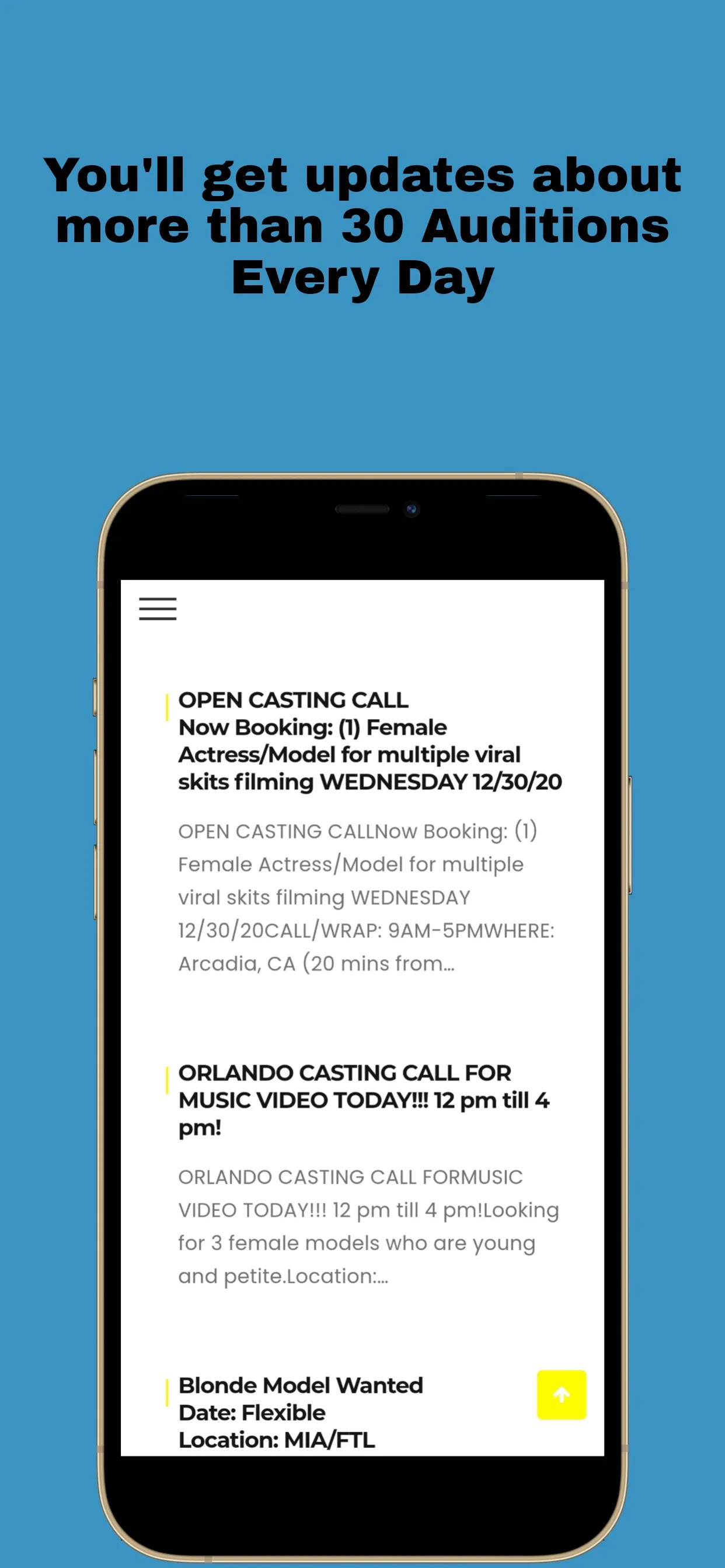 Hollywood Audition Updates | Indus Appstore | Screenshot