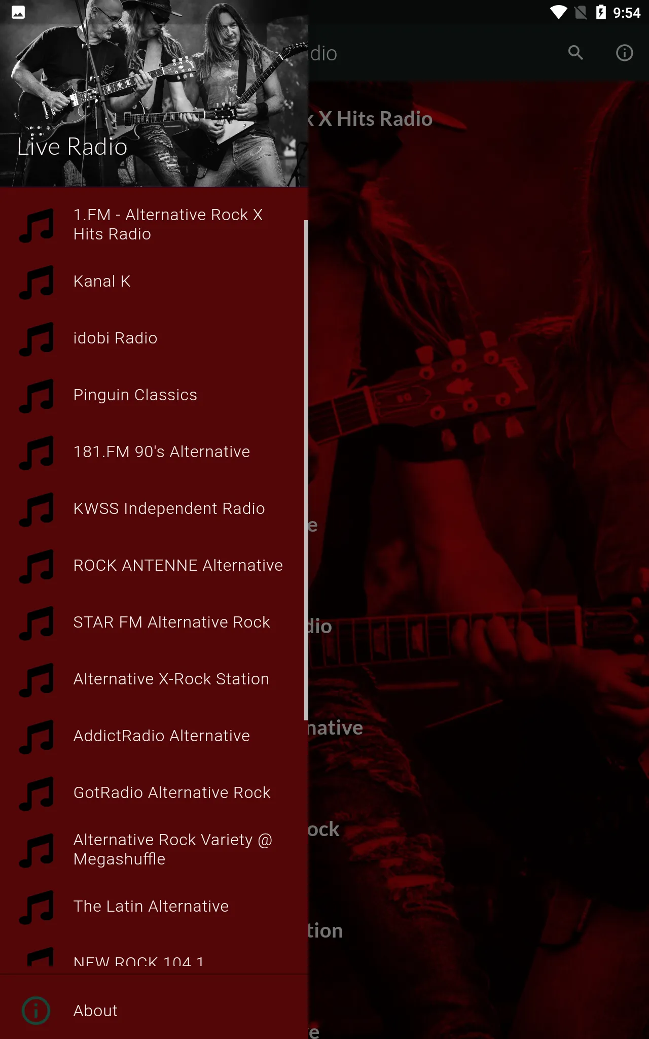 Online Alternative Rock Radio | Indus Appstore | Screenshot