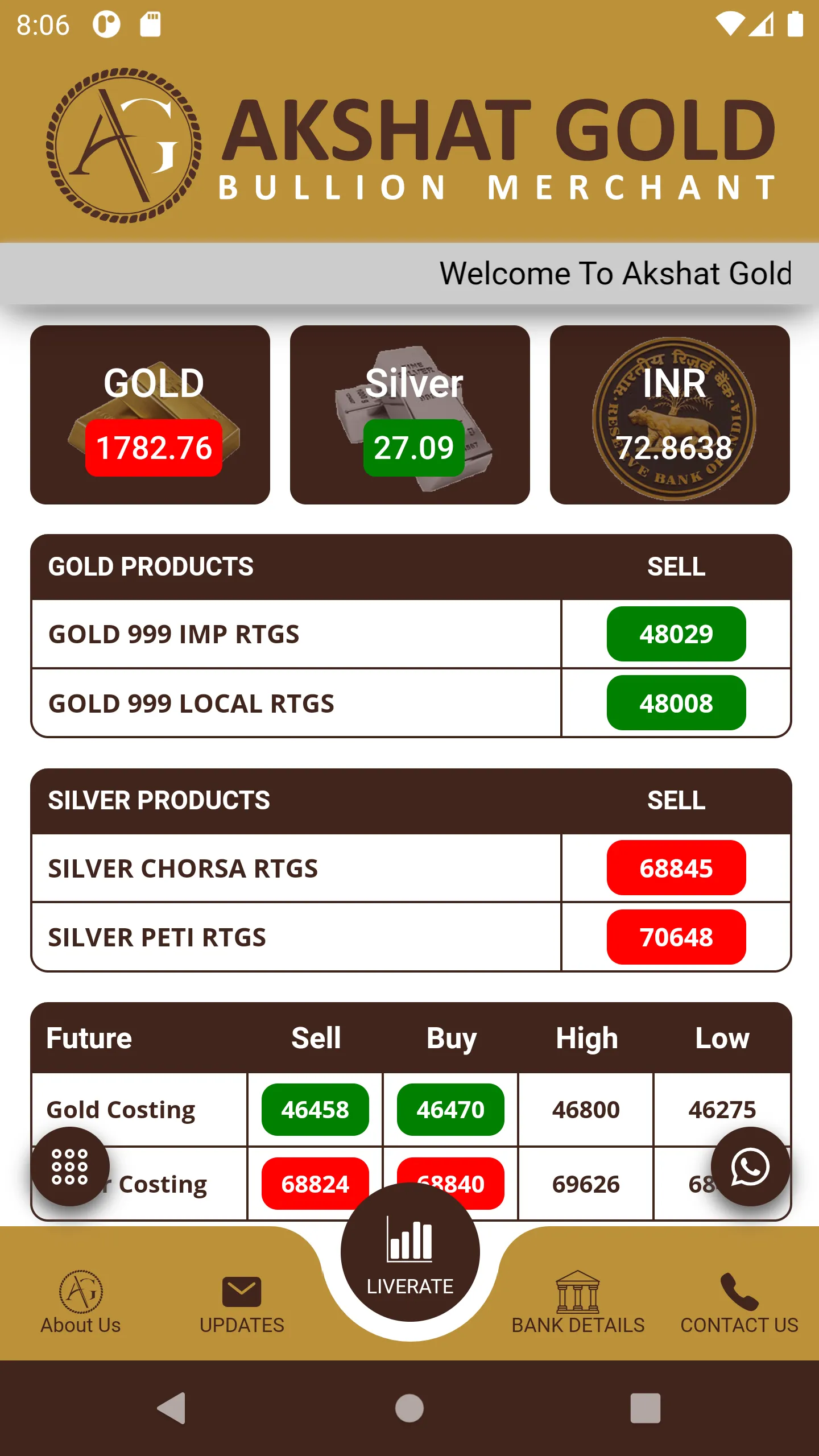 Akshat Gold | Indus Appstore | Screenshot