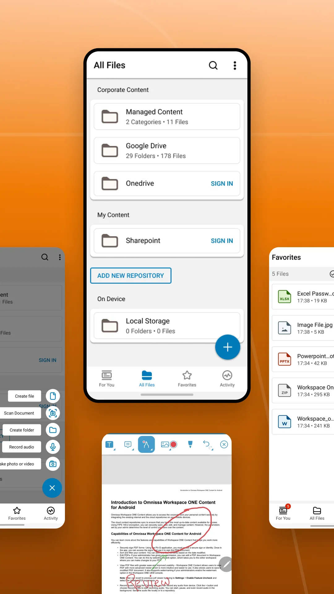 Content - Workspace ONE | Indus Appstore | Screenshot