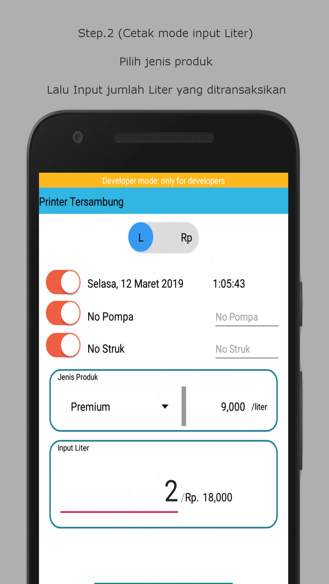 Struk Pertamini | Indus Appstore | Screenshot