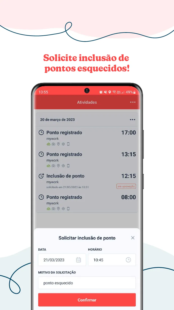 mywork: Ponto e Férias | Indus Appstore | Screenshot