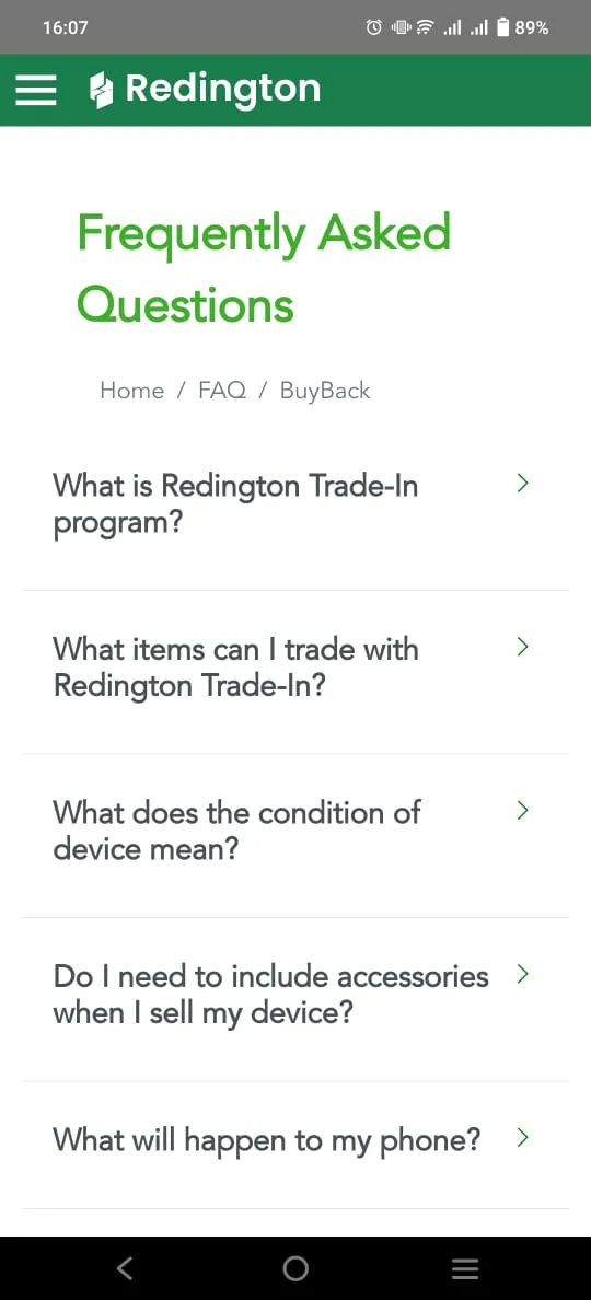 Redington Trade-In | Indus Appstore | Screenshot