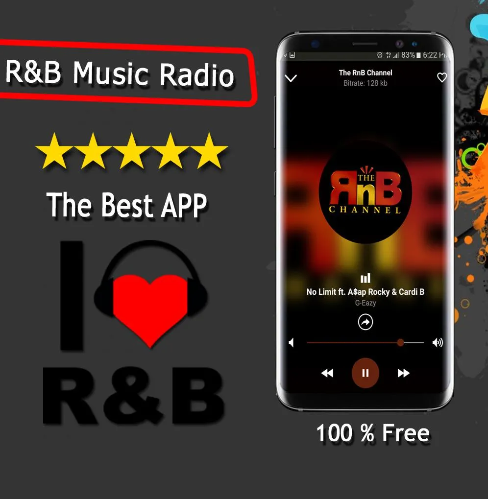 R&B Music Radio | Indus Appstore | Screenshot