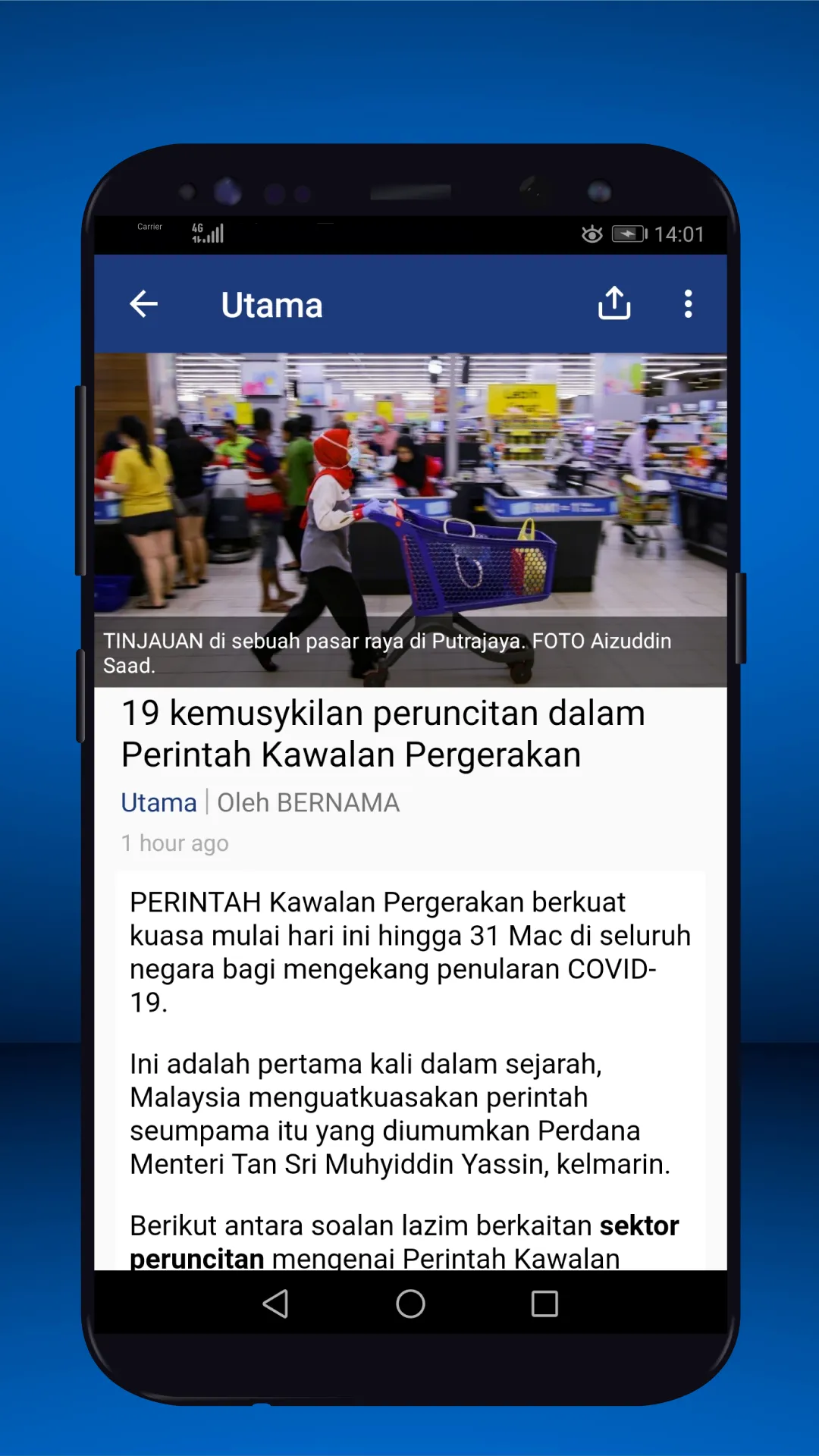 Harian Metro Mobile | Indus Appstore | Screenshot