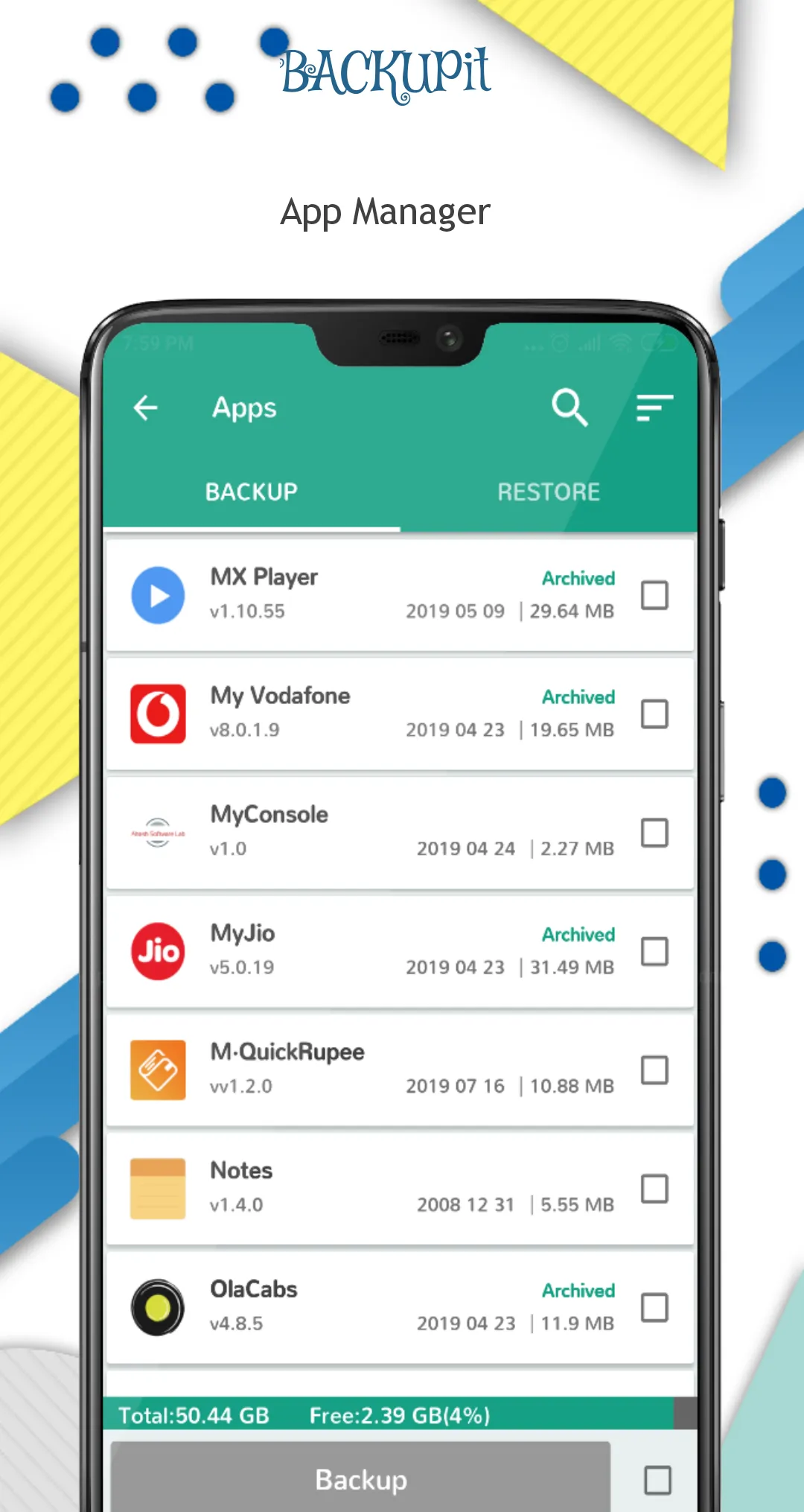 BACKUPit-Apps Backup & Restore | Indus Appstore | Screenshot