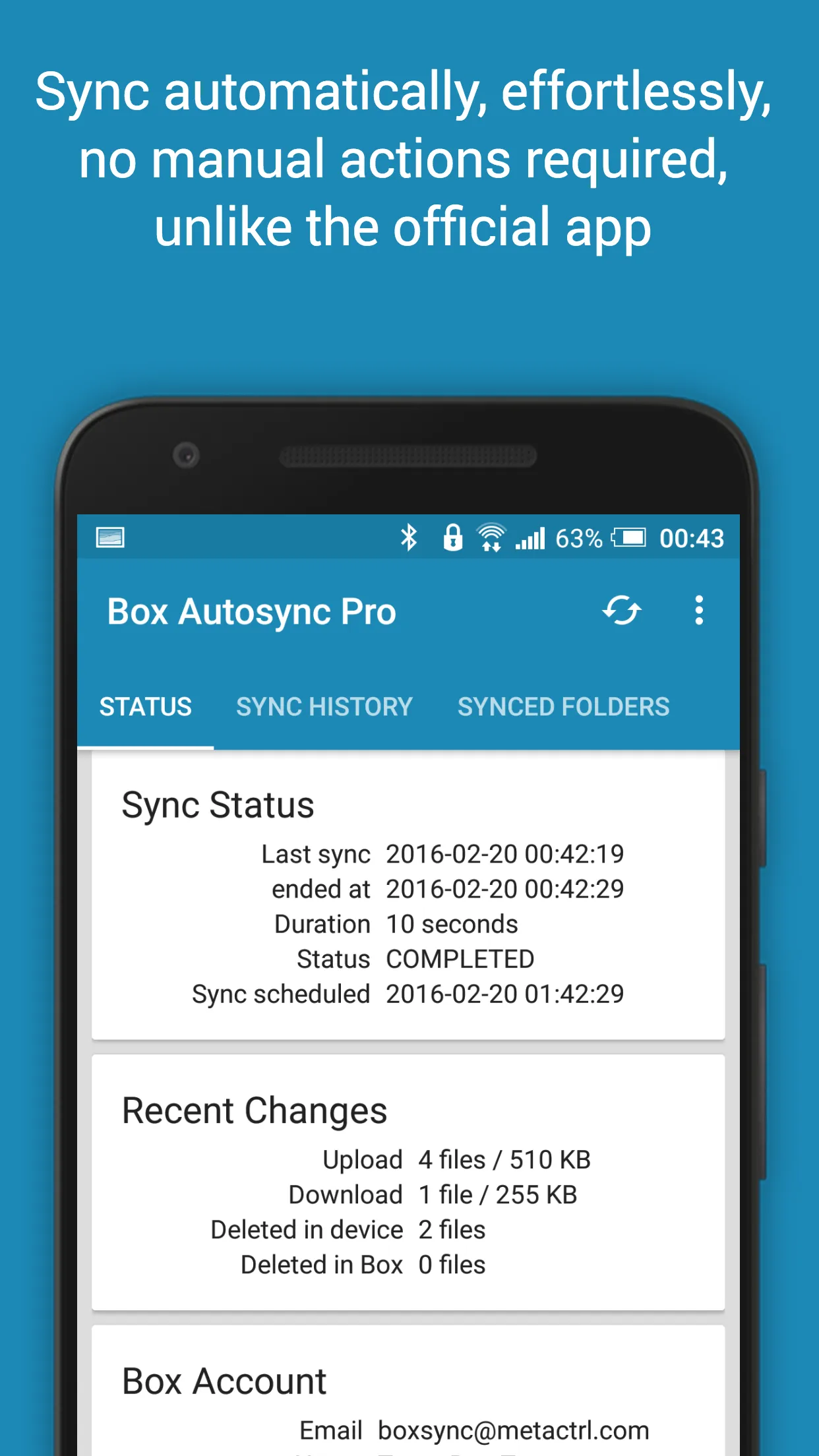 Autosync for Box - BoxSync | Indus Appstore | Screenshot