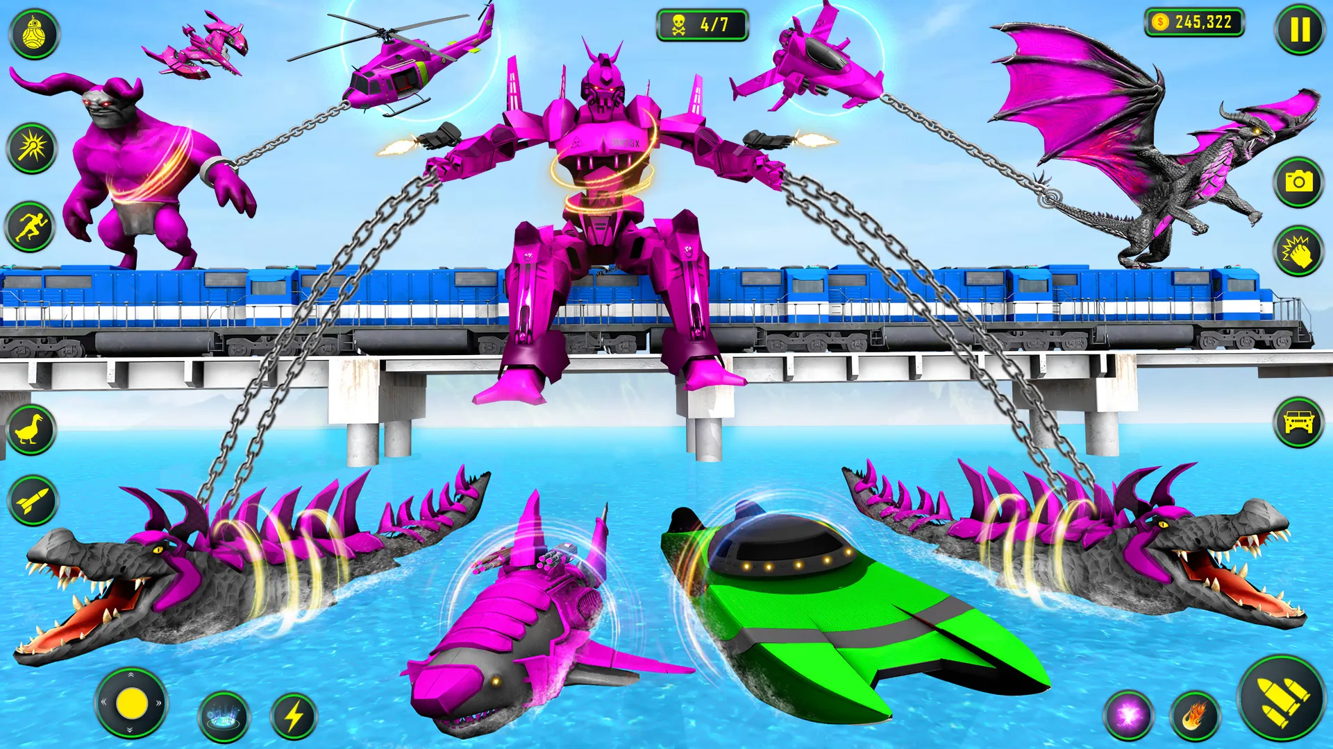 Crocodile Robot Car Game 3d | Indus Appstore | Screenshot