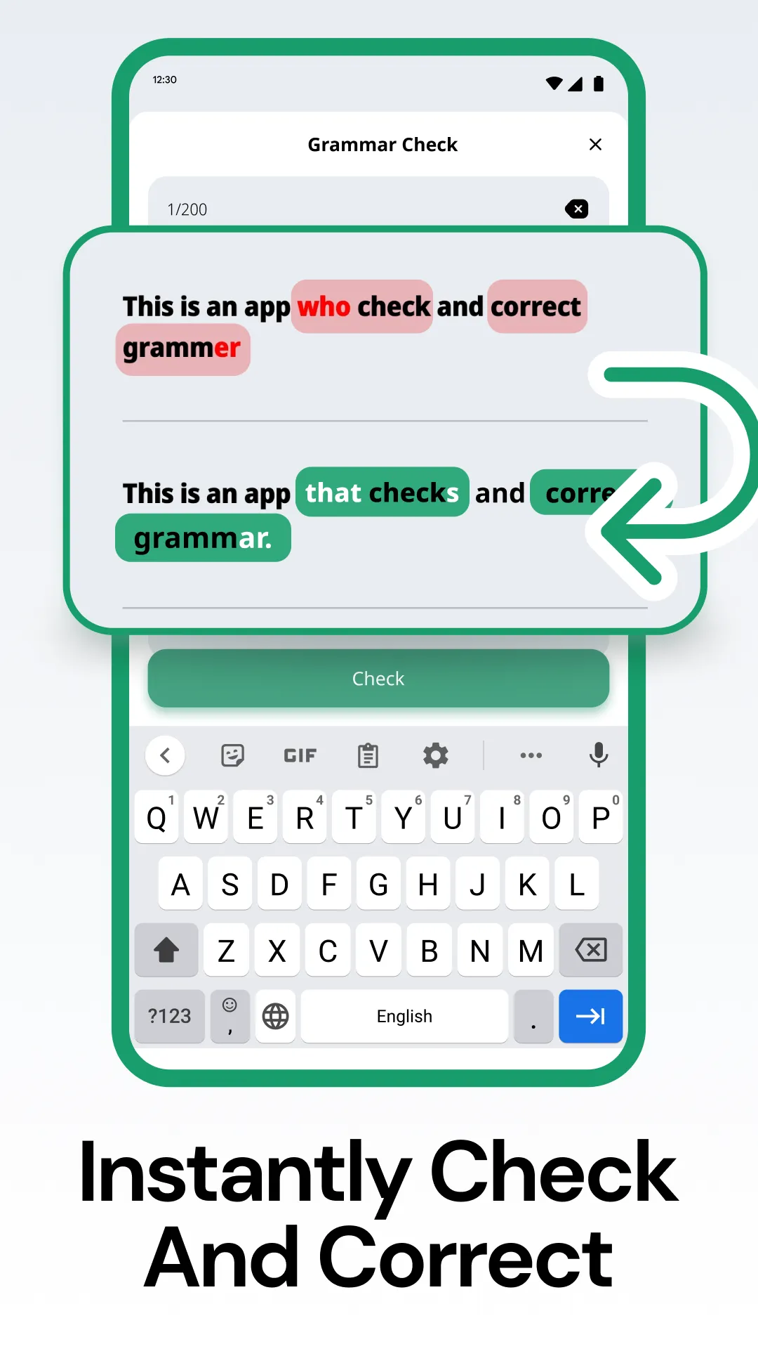 Grammar Check by AI Writing | Indus Appstore | Screenshot