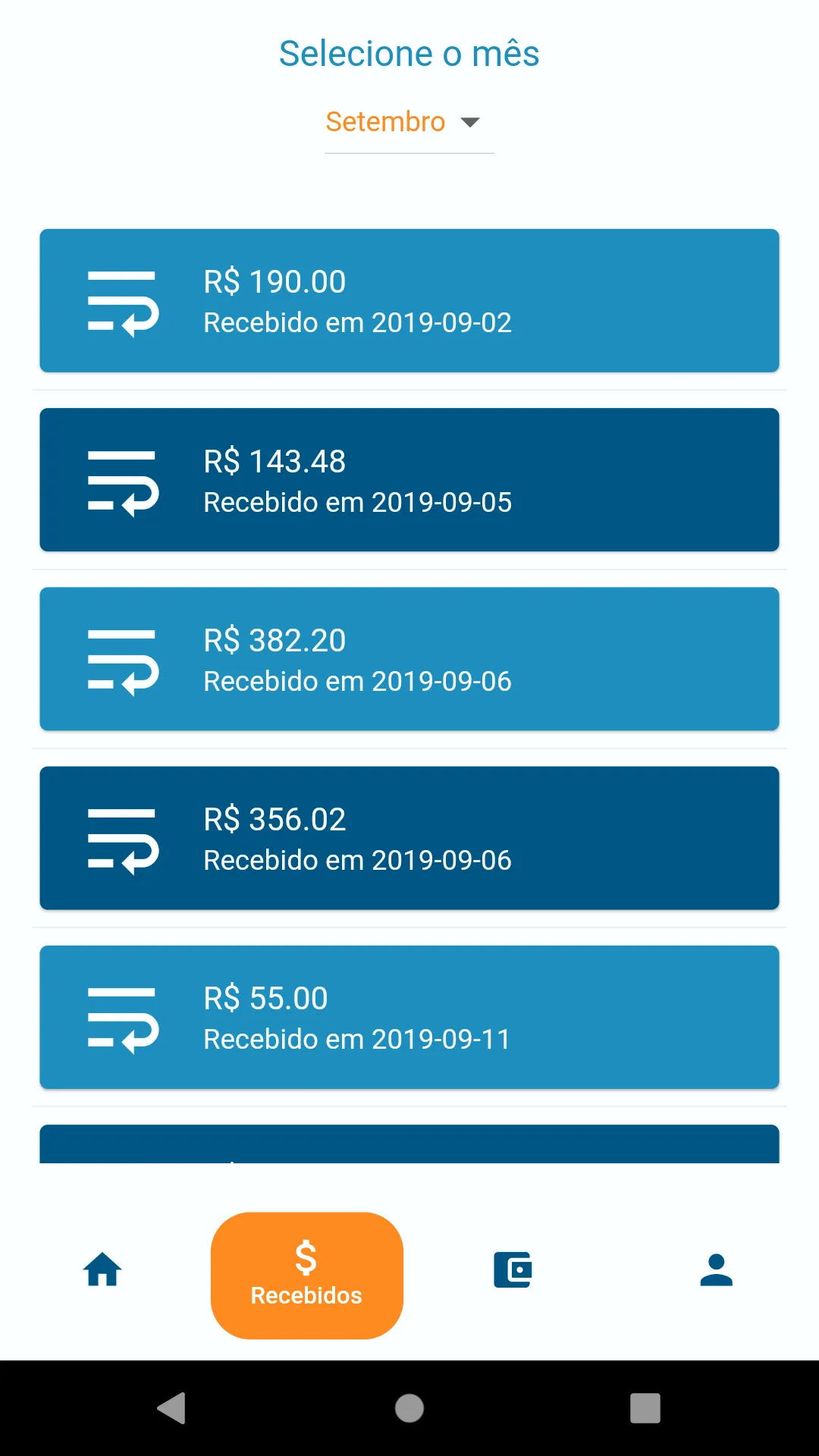 ControleBOLETOS | Indus Appstore | Screenshot