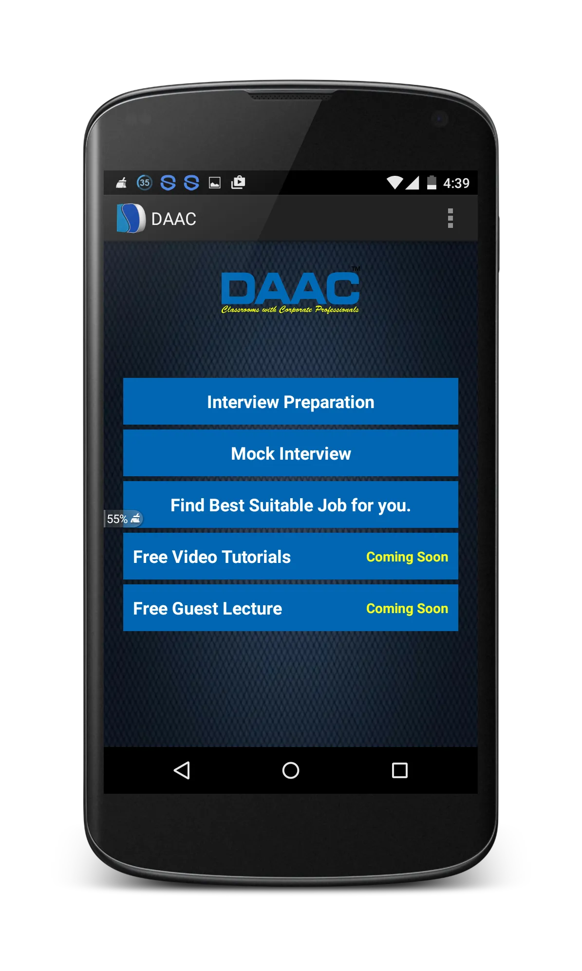 DAAC-Classroom with Corporates | Indus Appstore | Screenshot