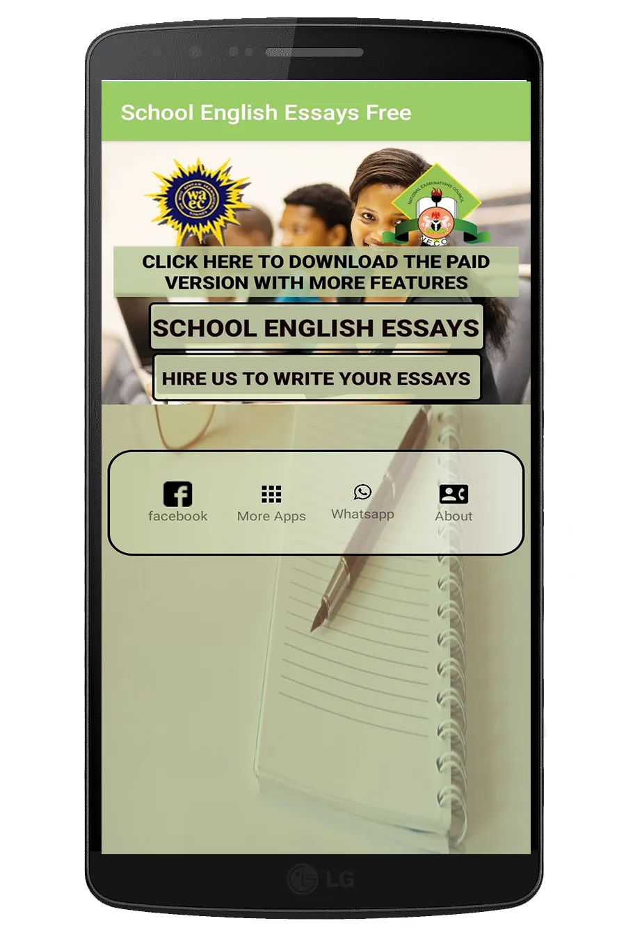 English Essays for WAEC NECO | Indus Appstore | Screenshot