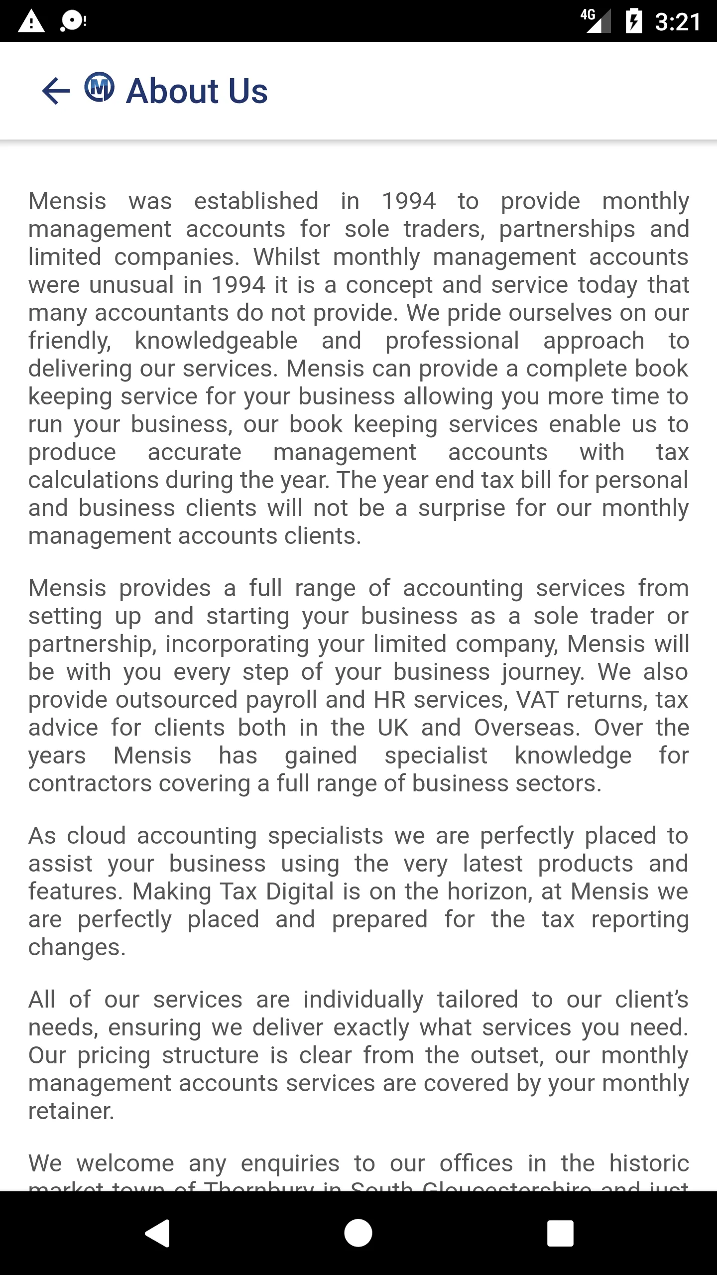 Mensis Accountants | Indus Appstore | Screenshot