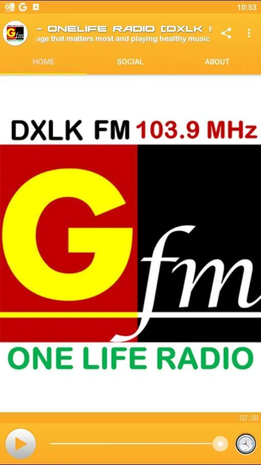 103.9 GFm - OneLife Radio (DXL | Indus Appstore | Screenshot