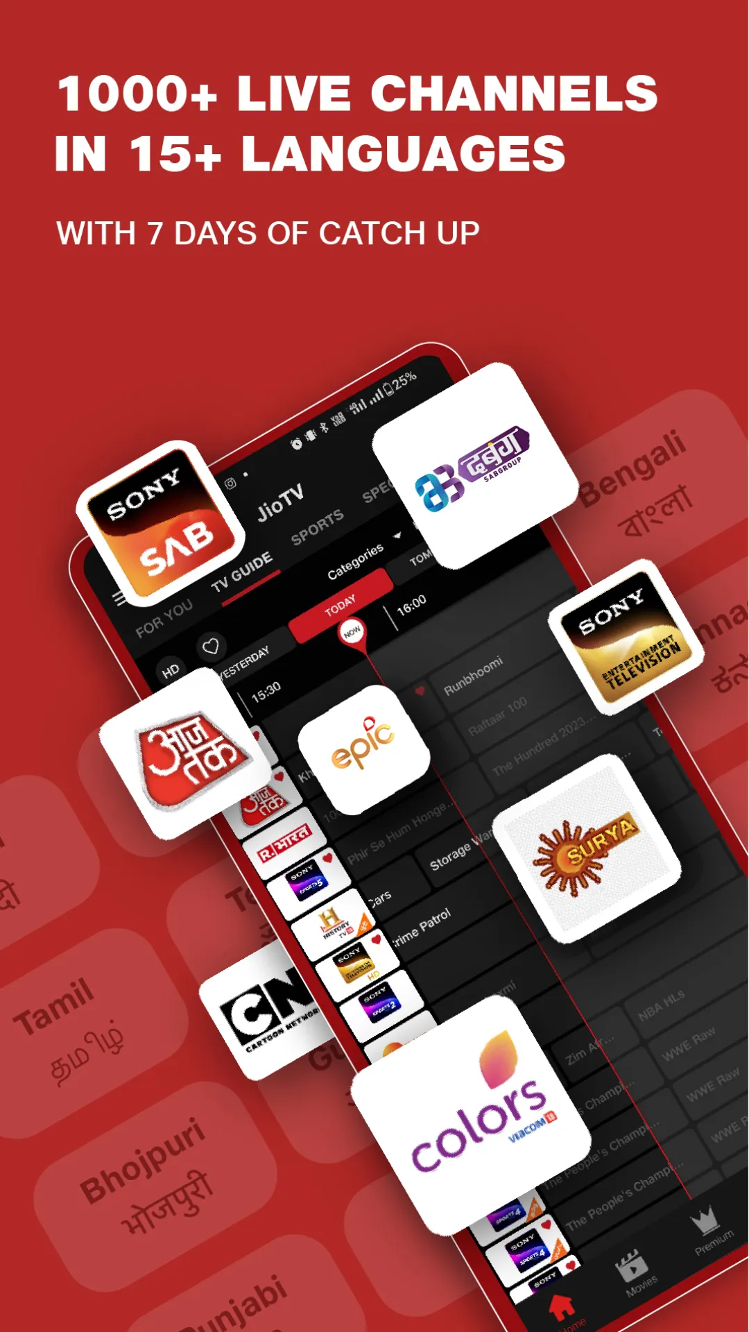 JioTV: Live TV, Catch-Up & OTT | Indus Appstore | Screenshot