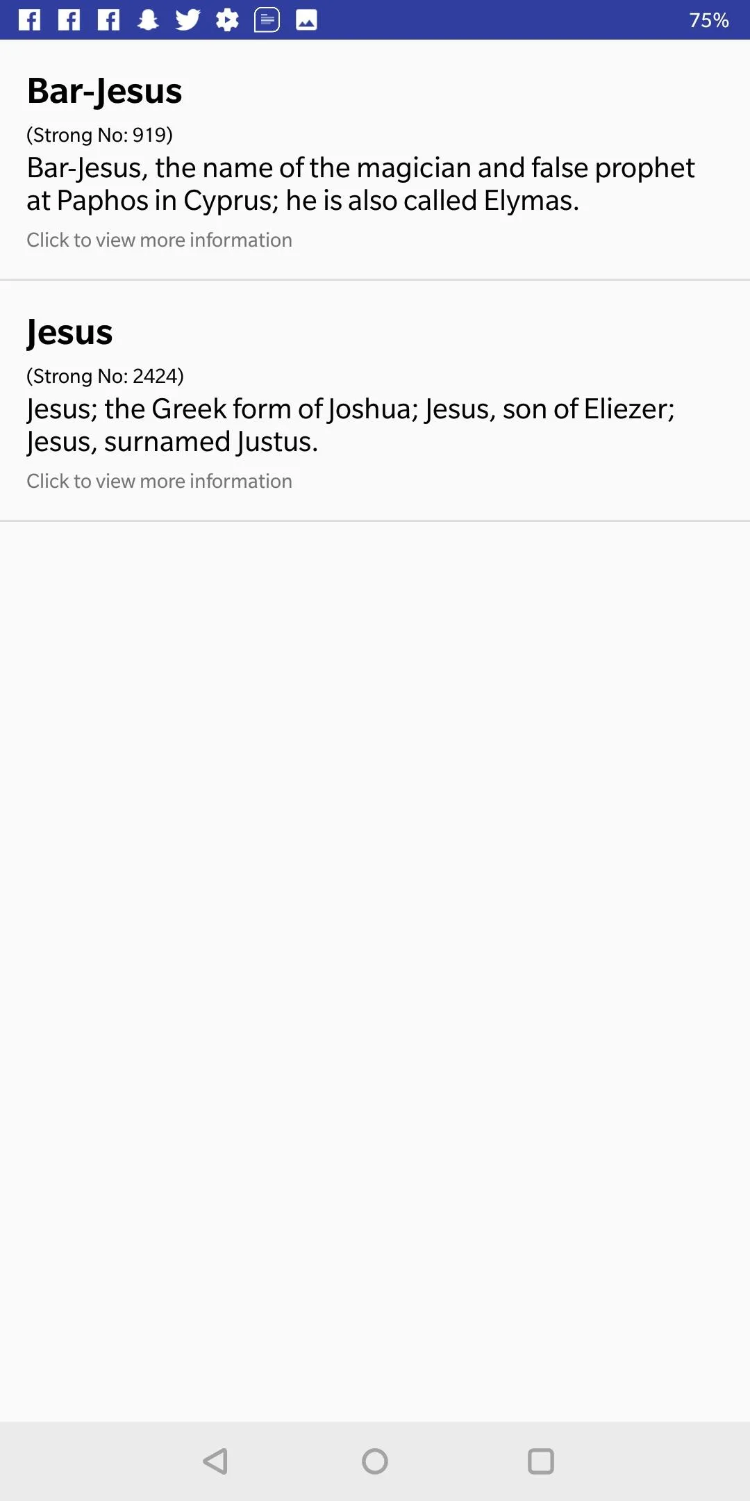 Bible Dictionary | Indus Appstore | Screenshot