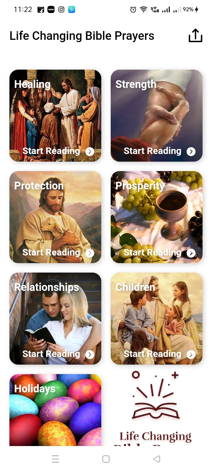 Life Changing Bible Prayers | Indus Appstore | Screenshot