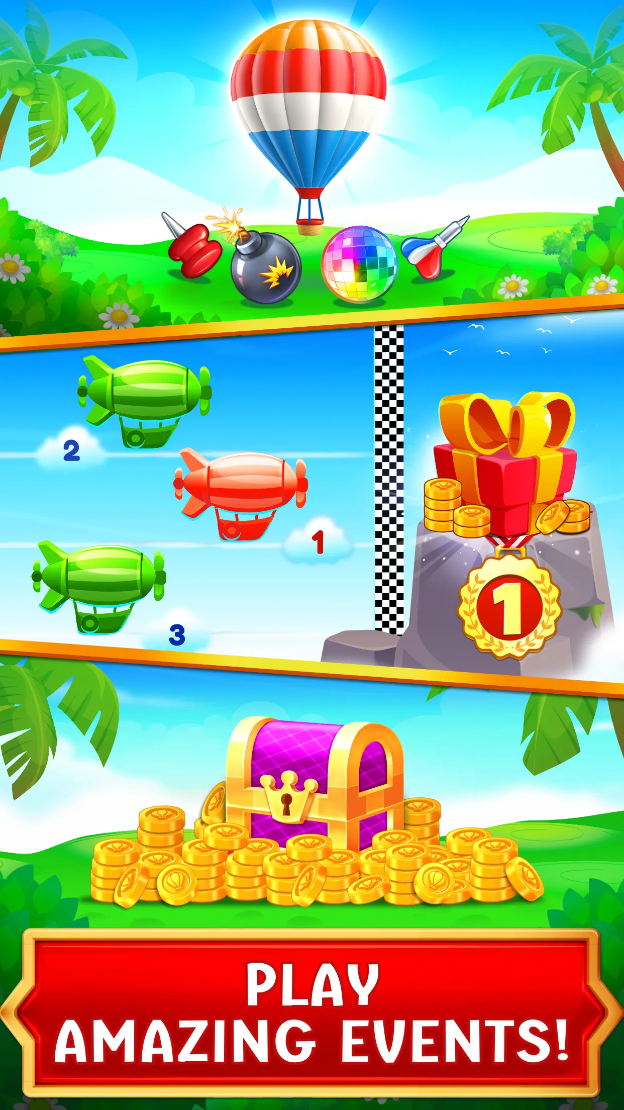 Balloon Pop: Match 3 Games | Indus Appstore | Screenshot