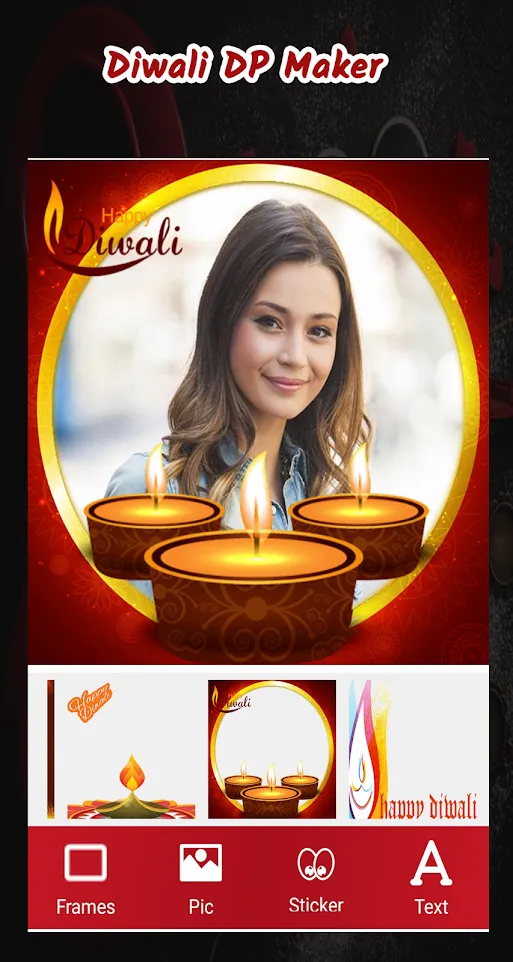 Diwali DP Profile Maker | Indus Appstore | Screenshot