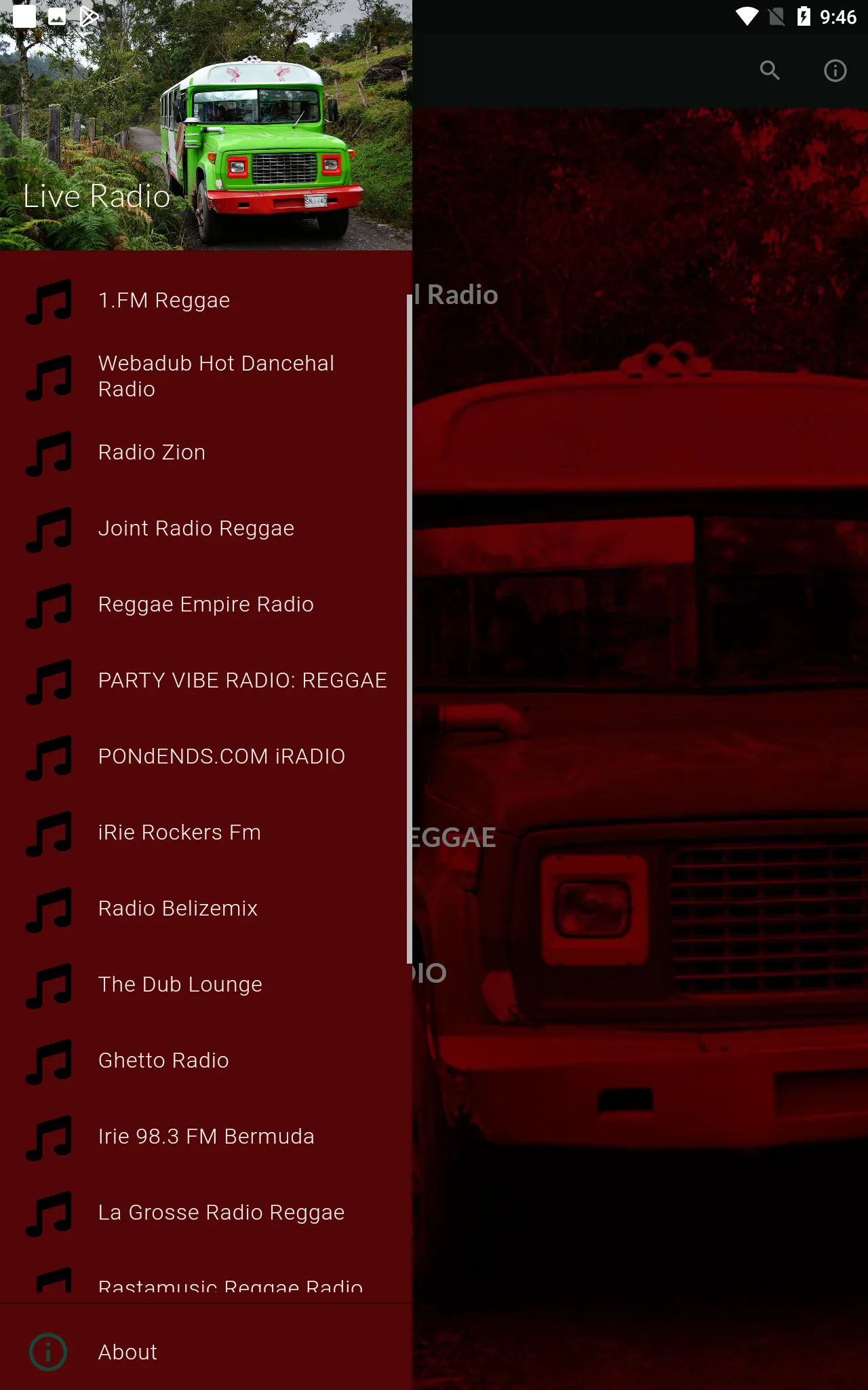 Reggae Radio Online | Indus Appstore | Screenshot