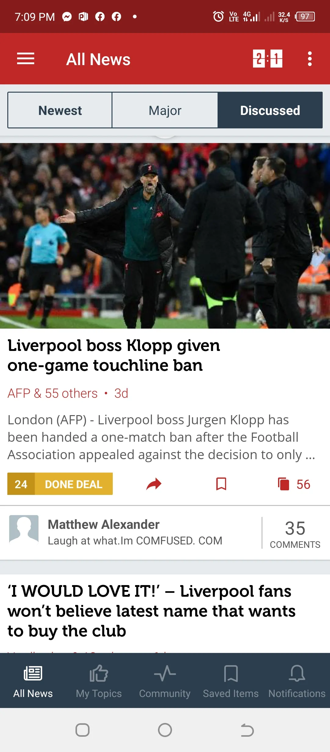 Liverpool Football Unofficial | Indus Appstore | Screenshot