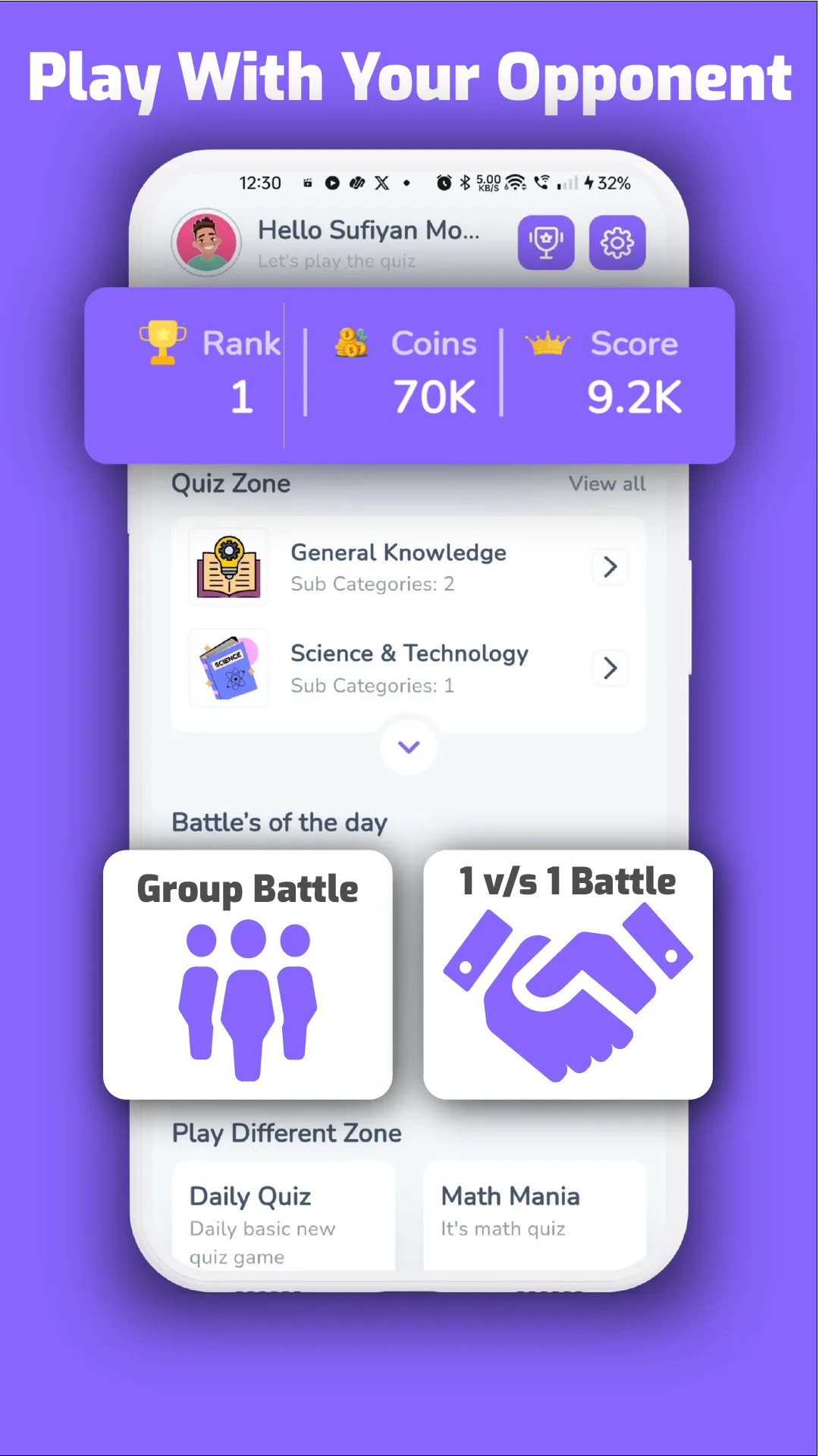Earning Quiz: Play & Earn Cash | Indus Appstore | Screenshot