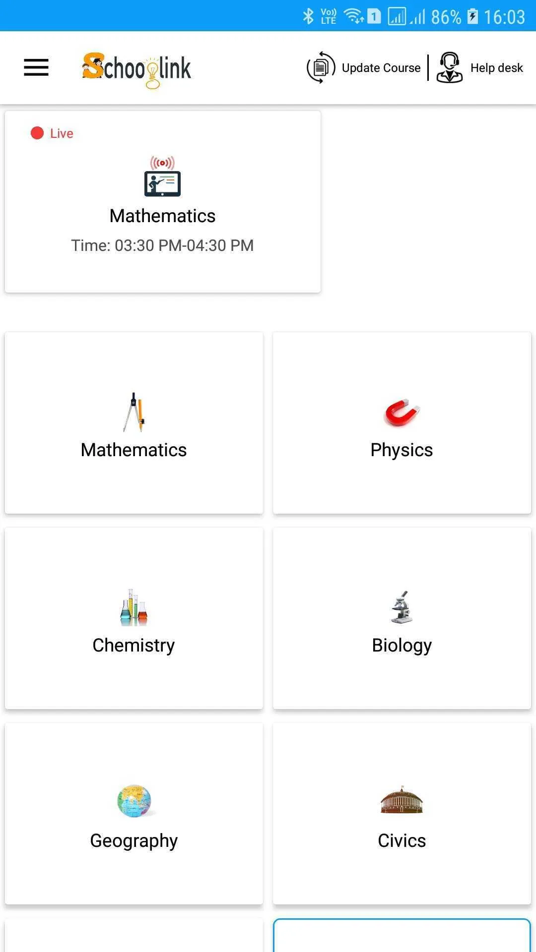 Schooglink Curriculum - Online | Indus Appstore | Screenshot