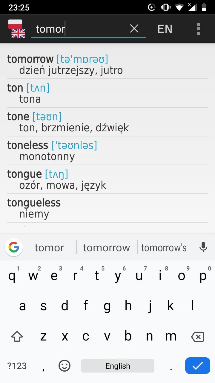 Polish - English offline dict. | Indus Appstore | Screenshot