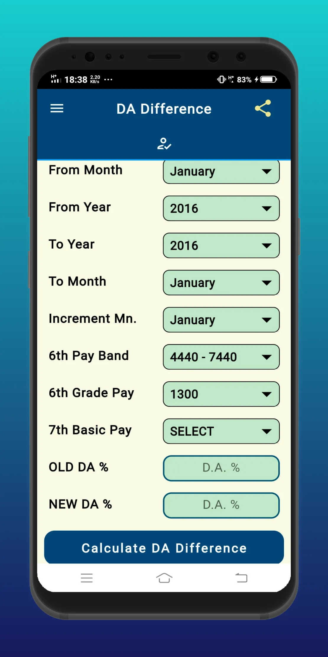 7th Pay DA | Indus Appstore | Screenshot