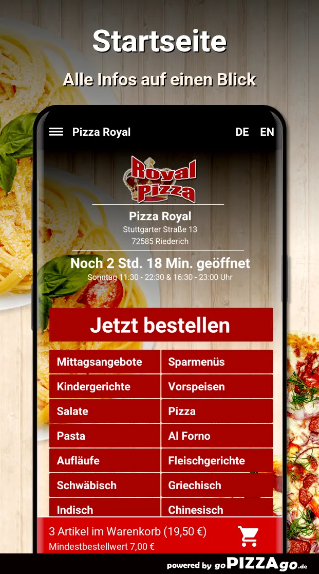 Pizza Royal Riederich | Indus Appstore | Screenshot