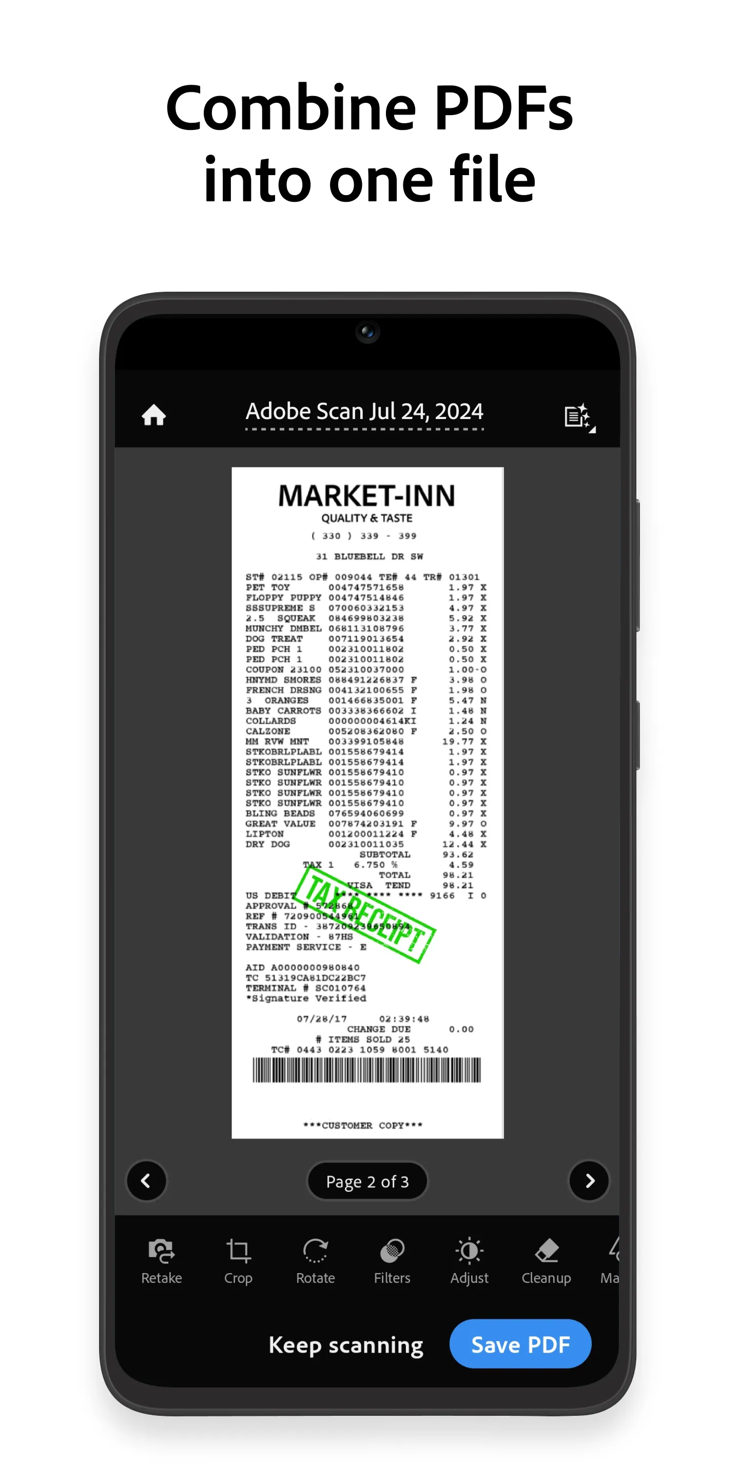 Adobe Scan: PDF Scanner, OCR | Indus Appstore | Screenshot