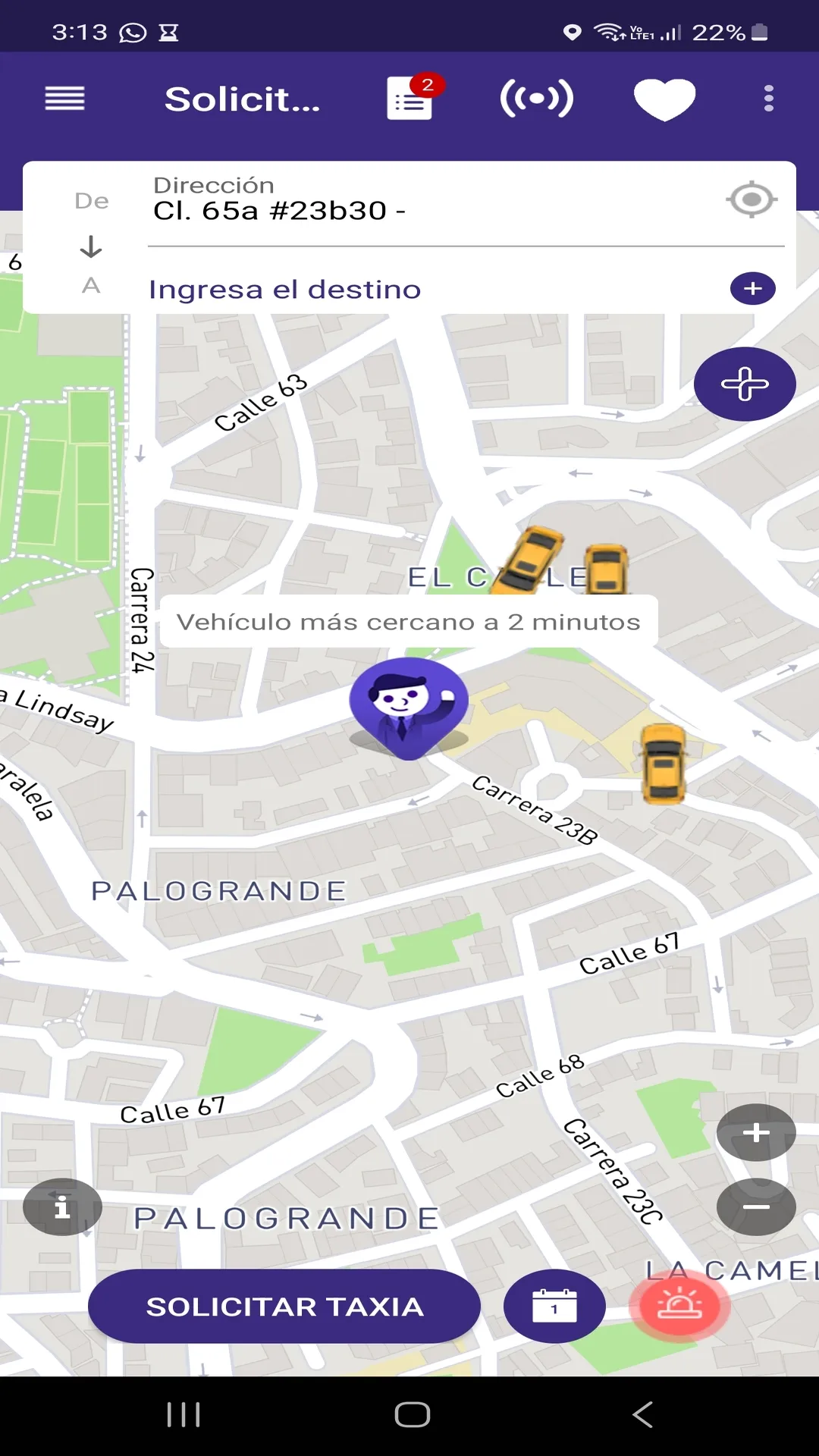 Taxia: Solicita tu transporte | Indus Appstore | Screenshot