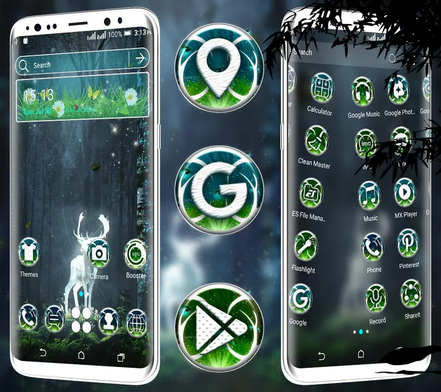 Magical Deer Launcher Theme | Indus Appstore | Screenshot