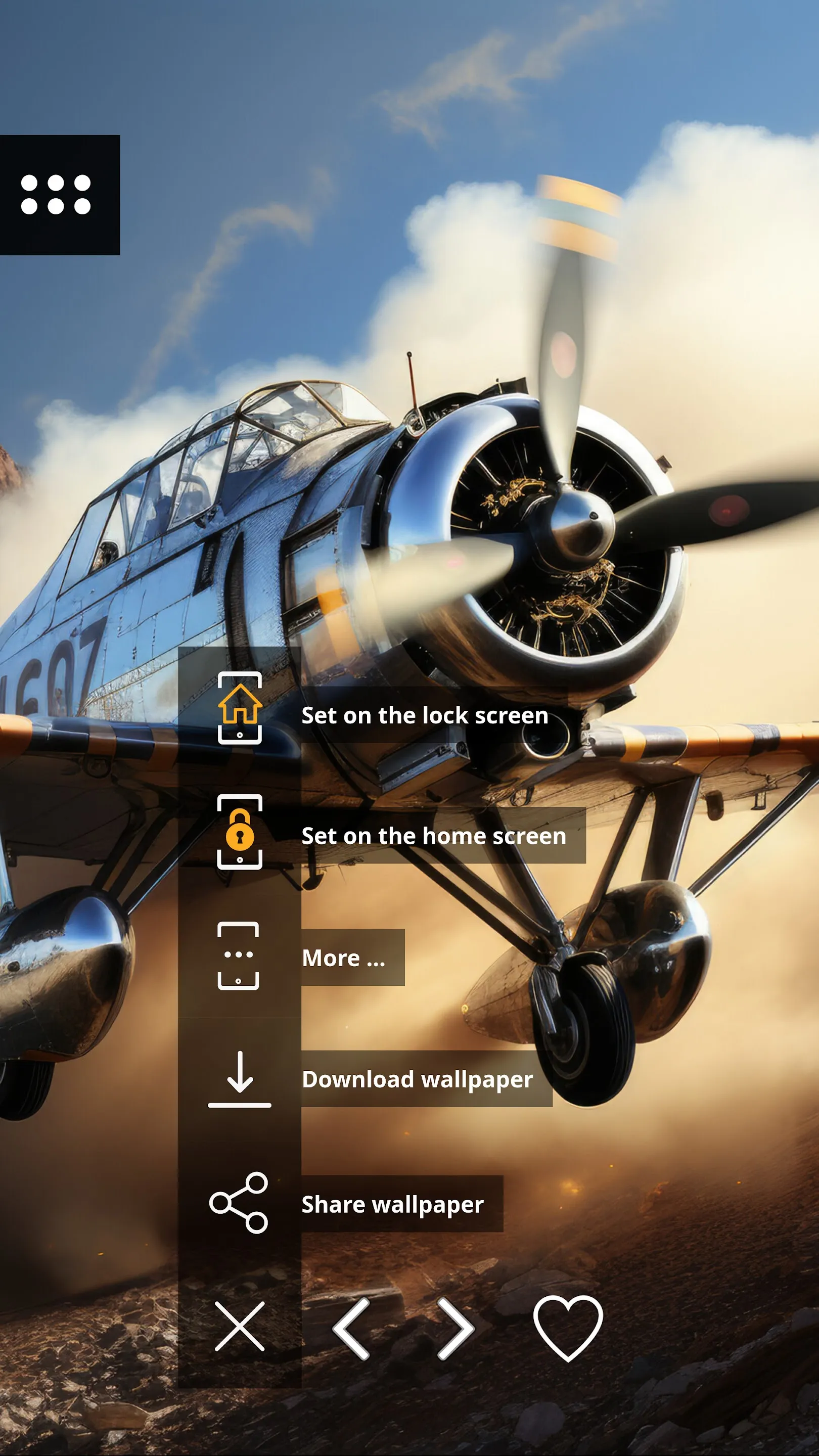 Wallpaper with planes | Indus Appstore | Screenshot