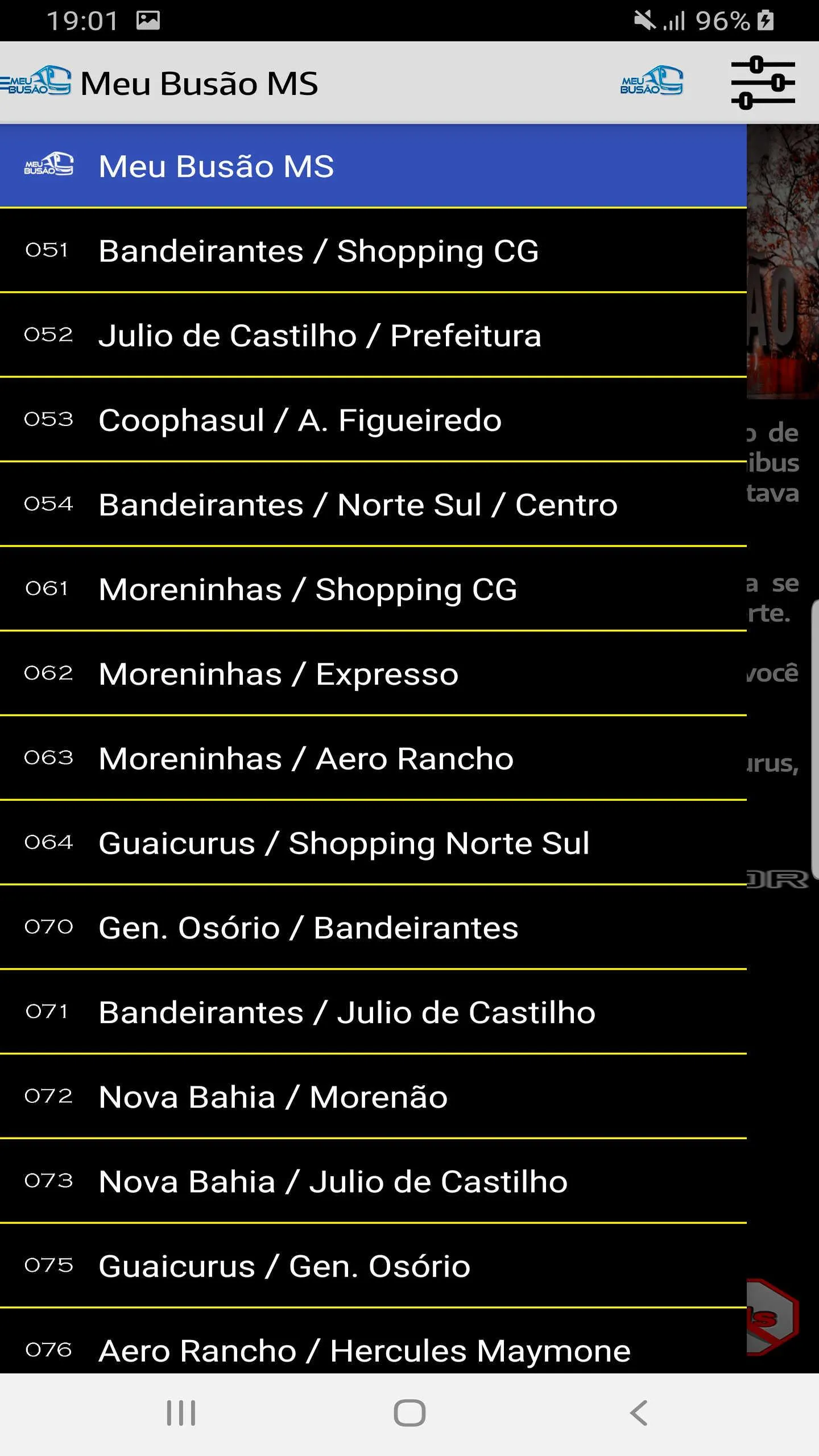 Meu Busão MS | Indus Appstore | Screenshot