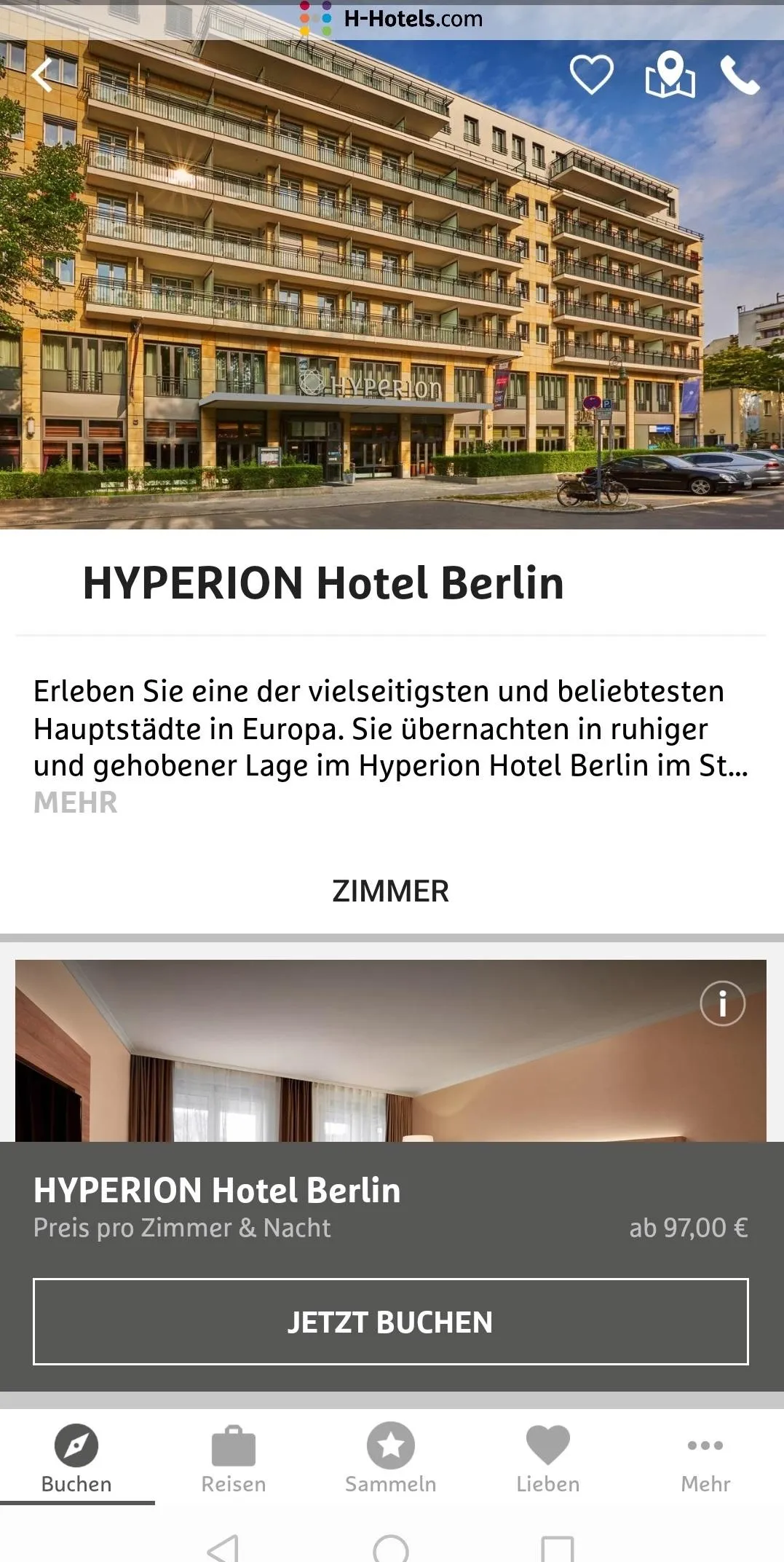 H-Hotels.com | Indus Appstore | Screenshot