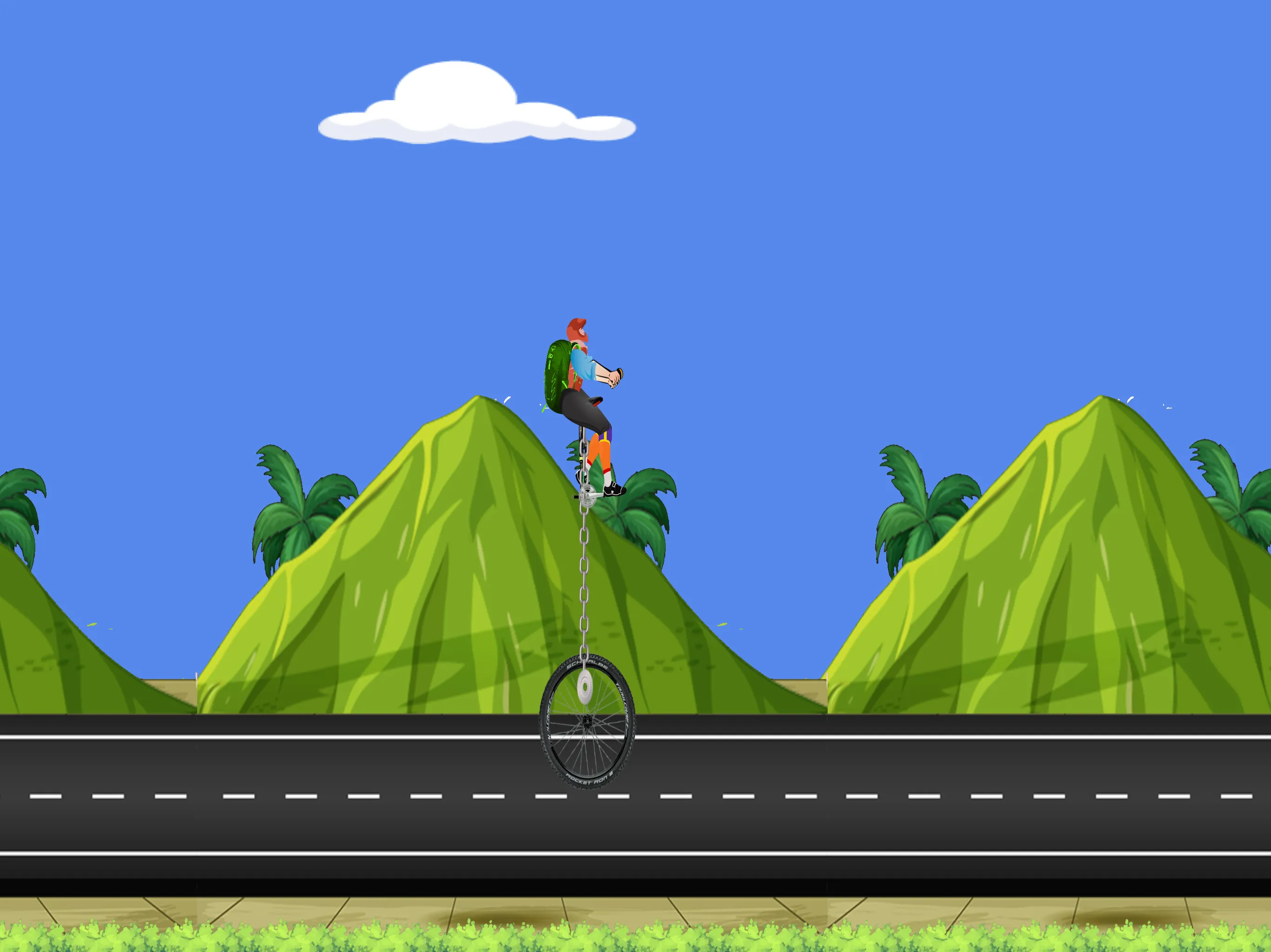 SuperTall Unicycle | Indus Appstore | Screenshot