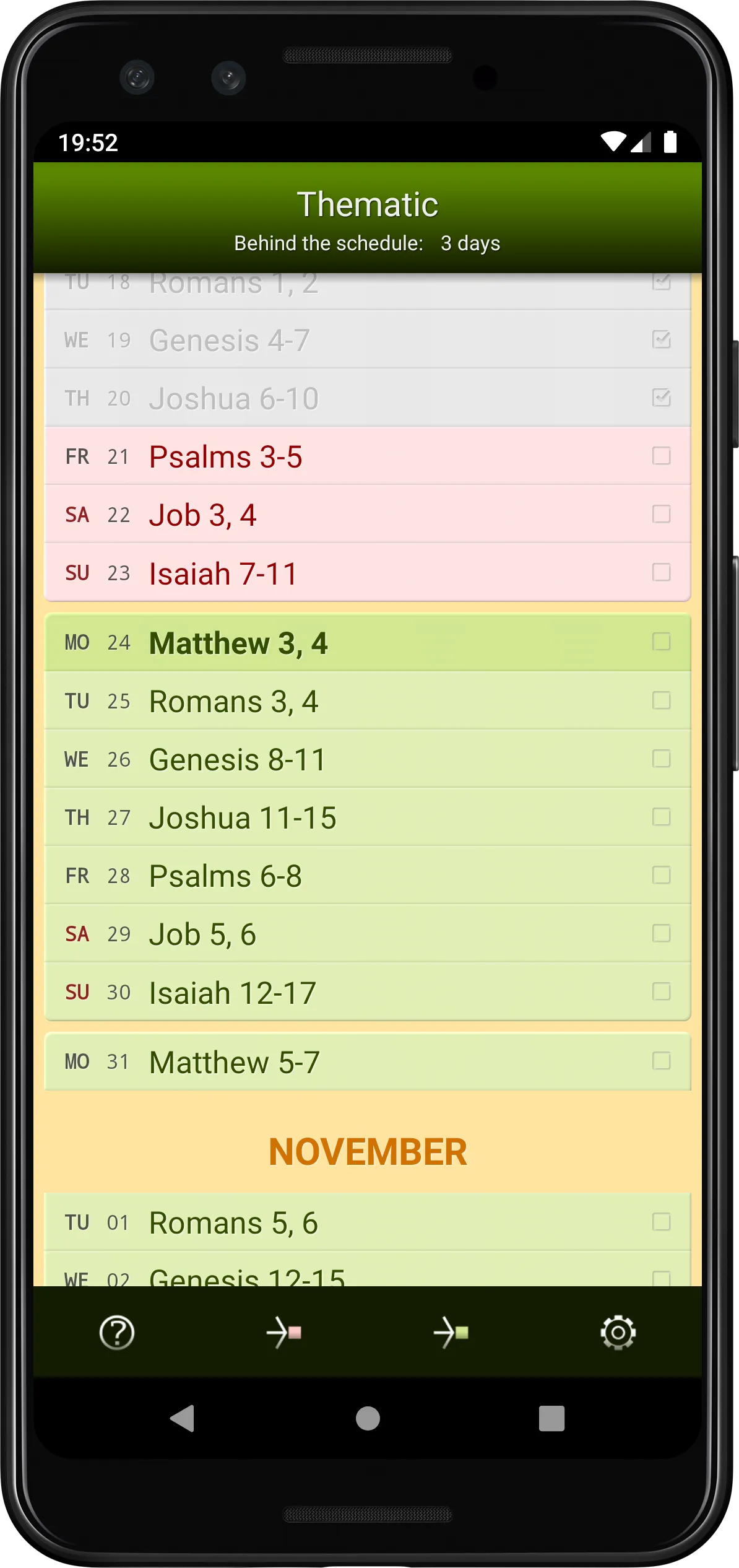 Bible Reading Schedule | Indus Appstore | Screenshot