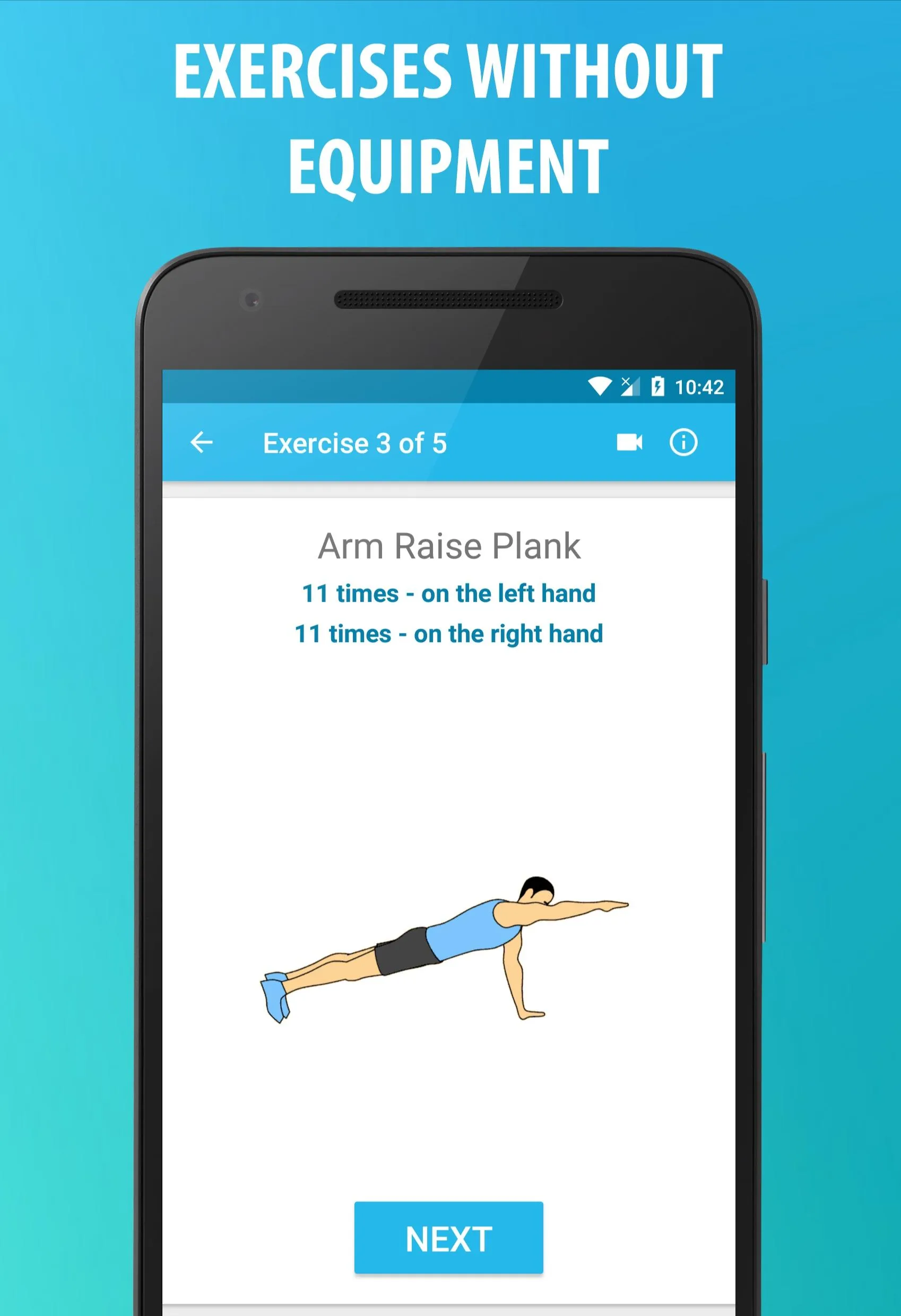 Arms & Back - 21 Day Challenge | Indus Appstore | Screenshot