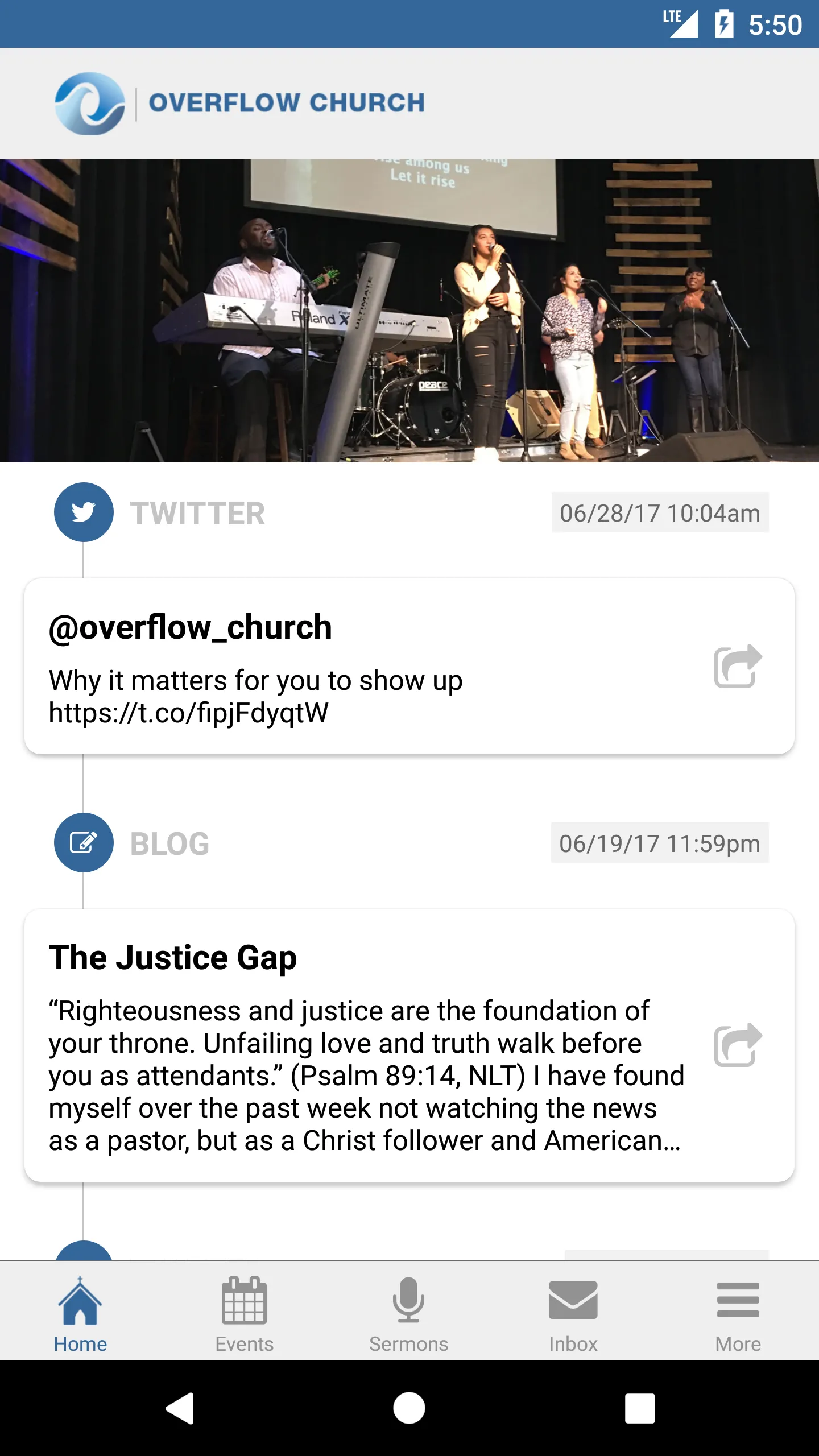 Overflow Church | Indus Appstore | Screenshot